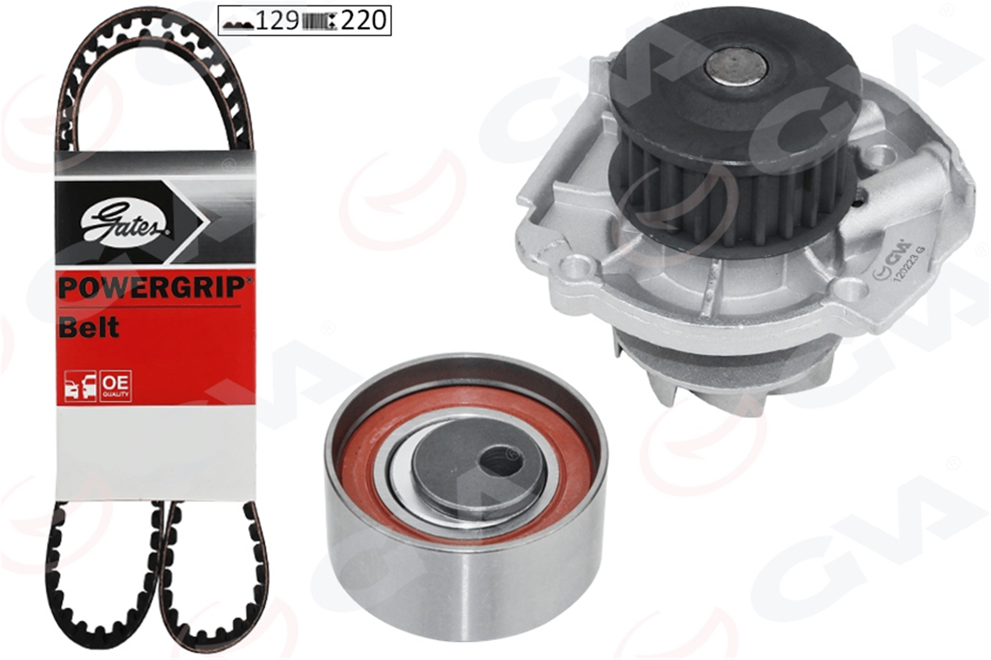 DEVİRDAİMLİ EKSANTRİK GERGİ KİTİ 129x220 DOBLO 01 > PALIO 01-05 ALBEA 07 > FIORINO 09 >LINEA 1.2