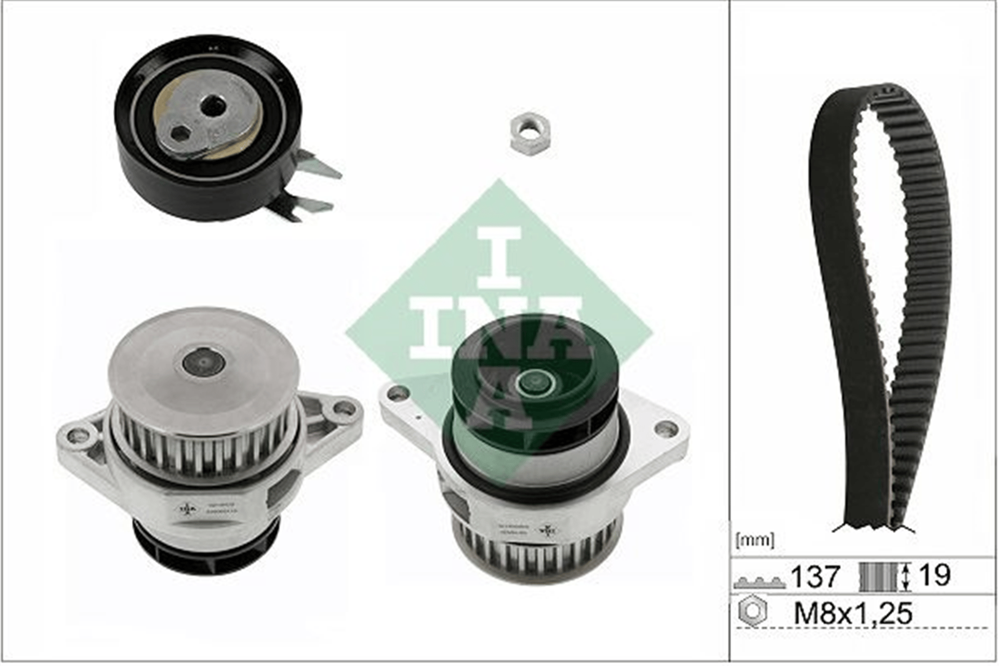 DEVİRDAİMLİ TRİGER SETİ 137x19 POLO 96-00 -IBIZA 1.6 AEA-AEE-ALM