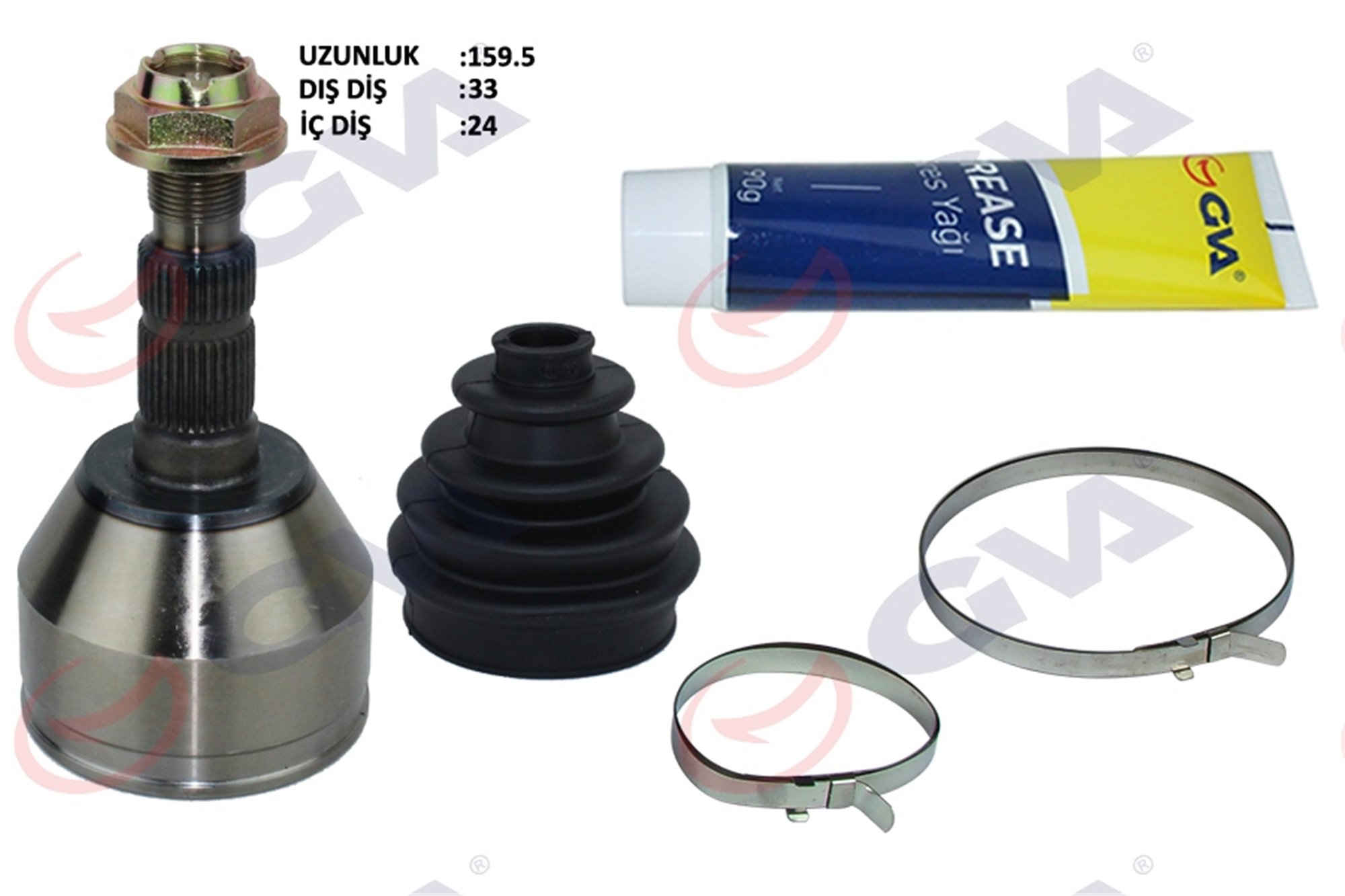 DIŞ AKS KAFASI OPEL ASTRA H 04-10 ZAFIRA B 05>15 1.3-1.6-1.7-1.8-2.2
