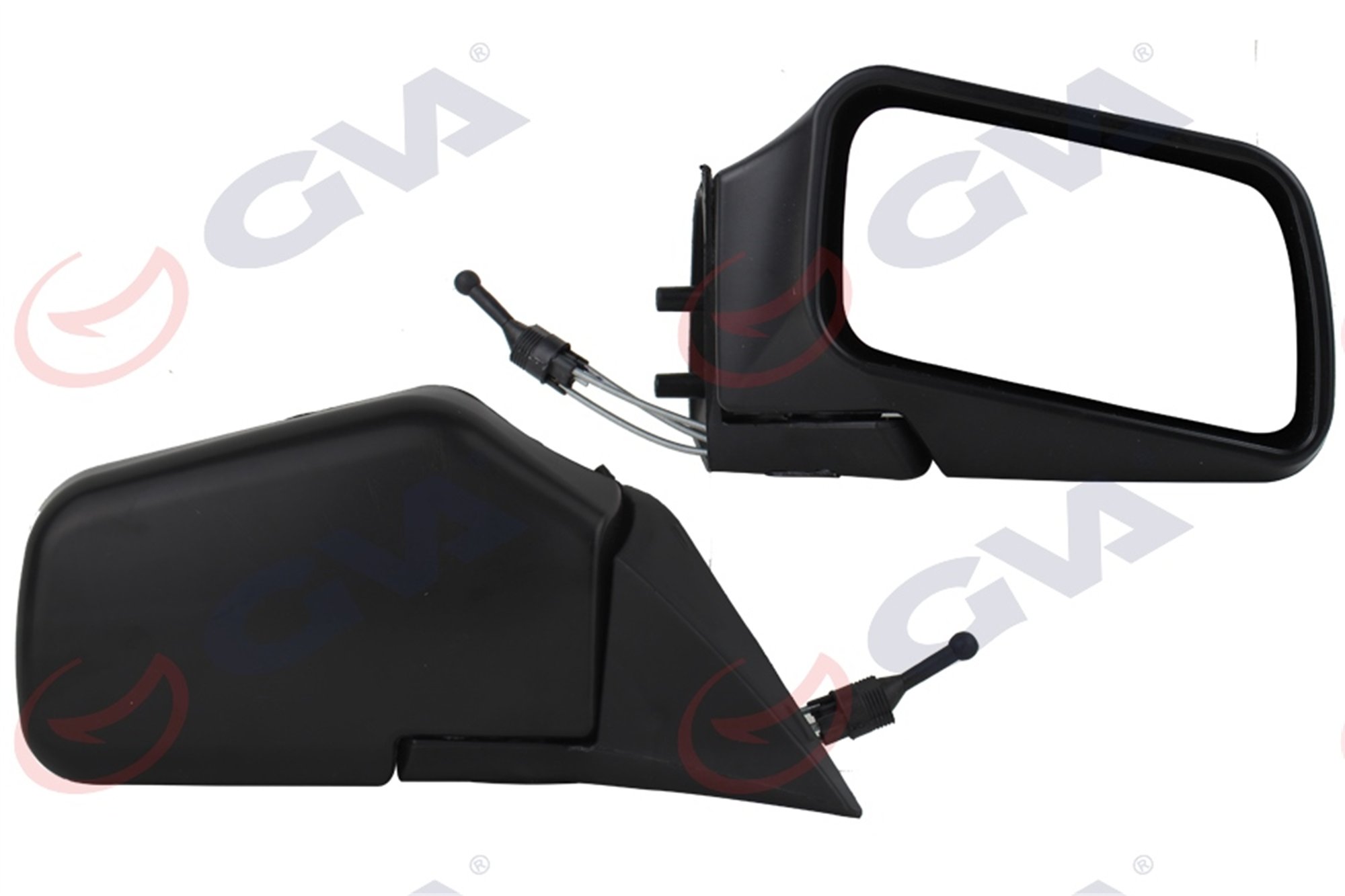 DIŞ DİKİZ AYNASI SAĞ MURAT 131 91> MEKANİK PLASTİK AYAK