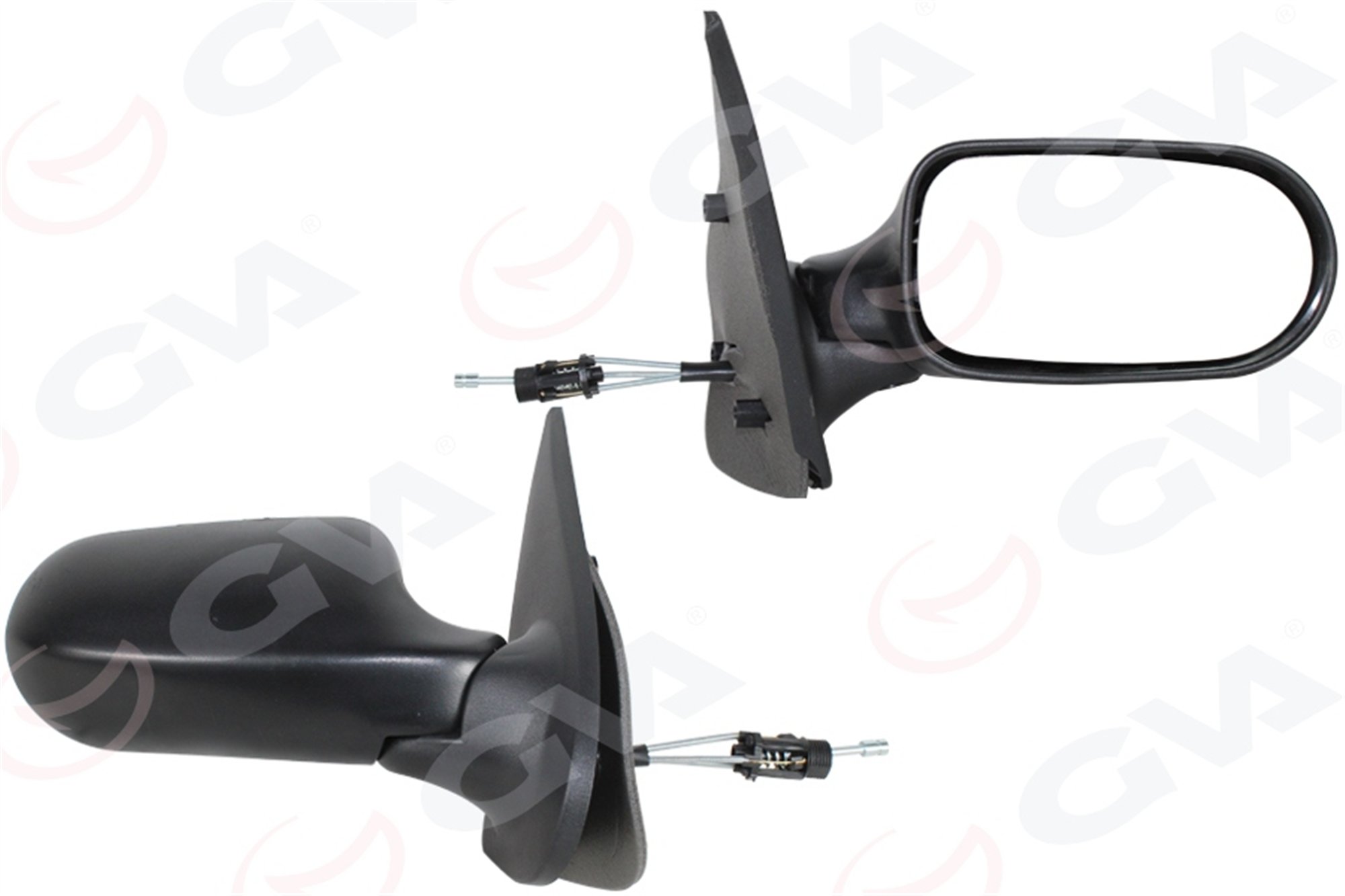 DIŞ DİKİZ AYNASI SAĞ PALIO 03>ALBEA 05> MEKANİK PLASTİK AYAK KONVEKS