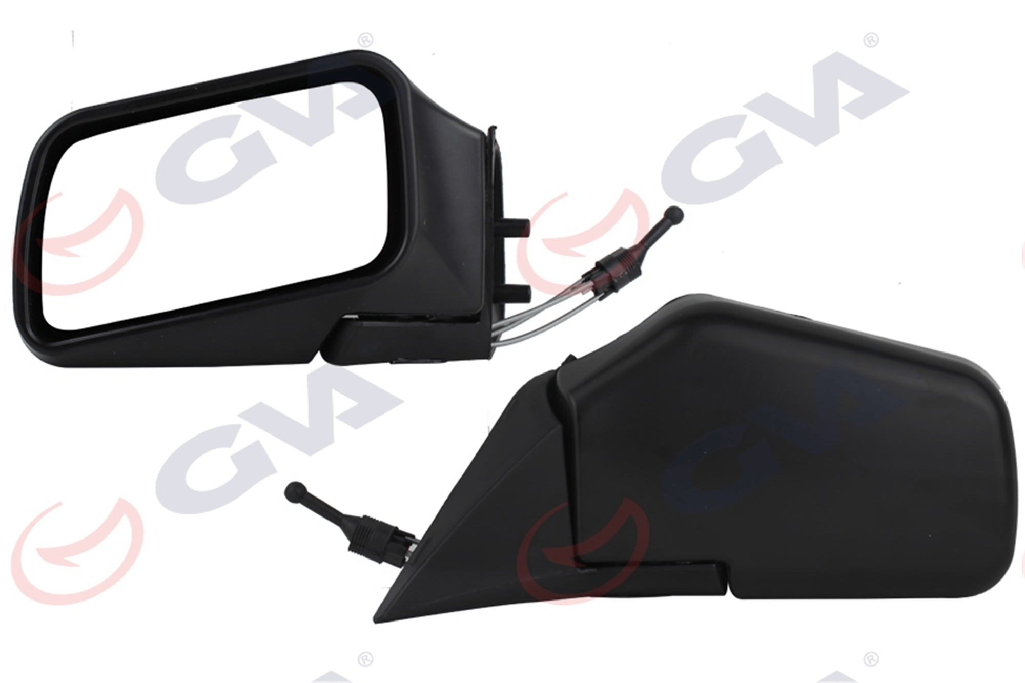 DIŞ DİKİZ AYNASI SOL MURAT 131 91> MEKANİK PLASTİK AYAK