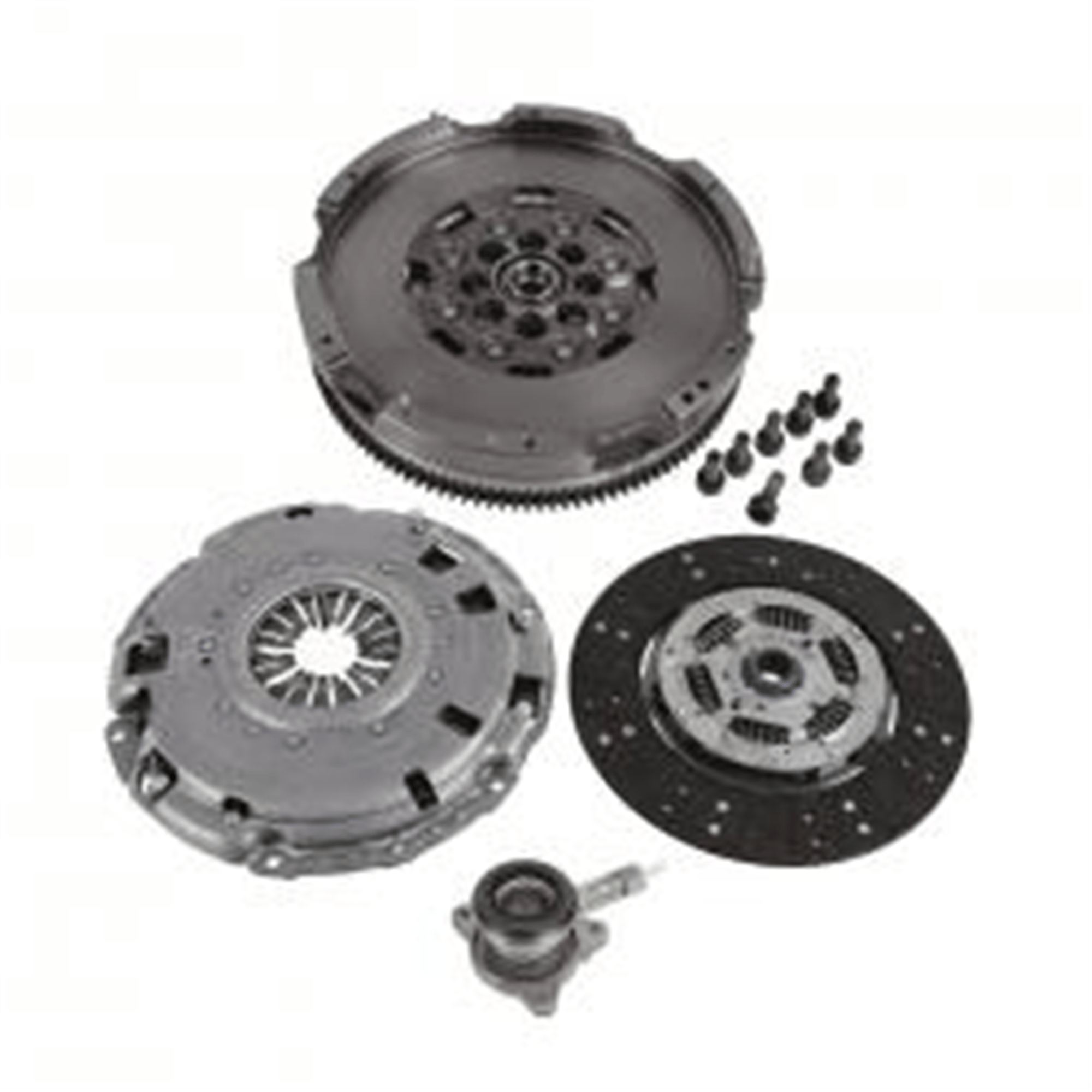 DMF KITI DEBRİYAJ SETİ BASKI BALATA VOLAN RULMAN FTE RULMANLI TRANSIT V363 17> 2.0 ECOBLUE 4 LU KIT