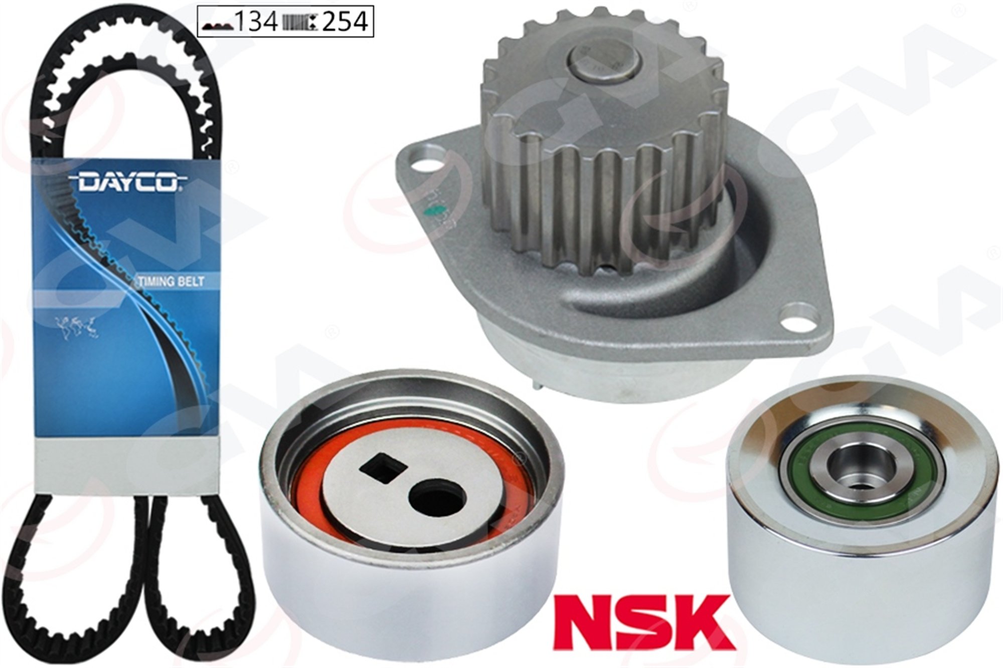 EKSANTRİK GERGİ KİTİ 134x254 P106 II 1.6 96- TU5J4 -SAXO 1.6 96-03 TU5JP4 K015458XS