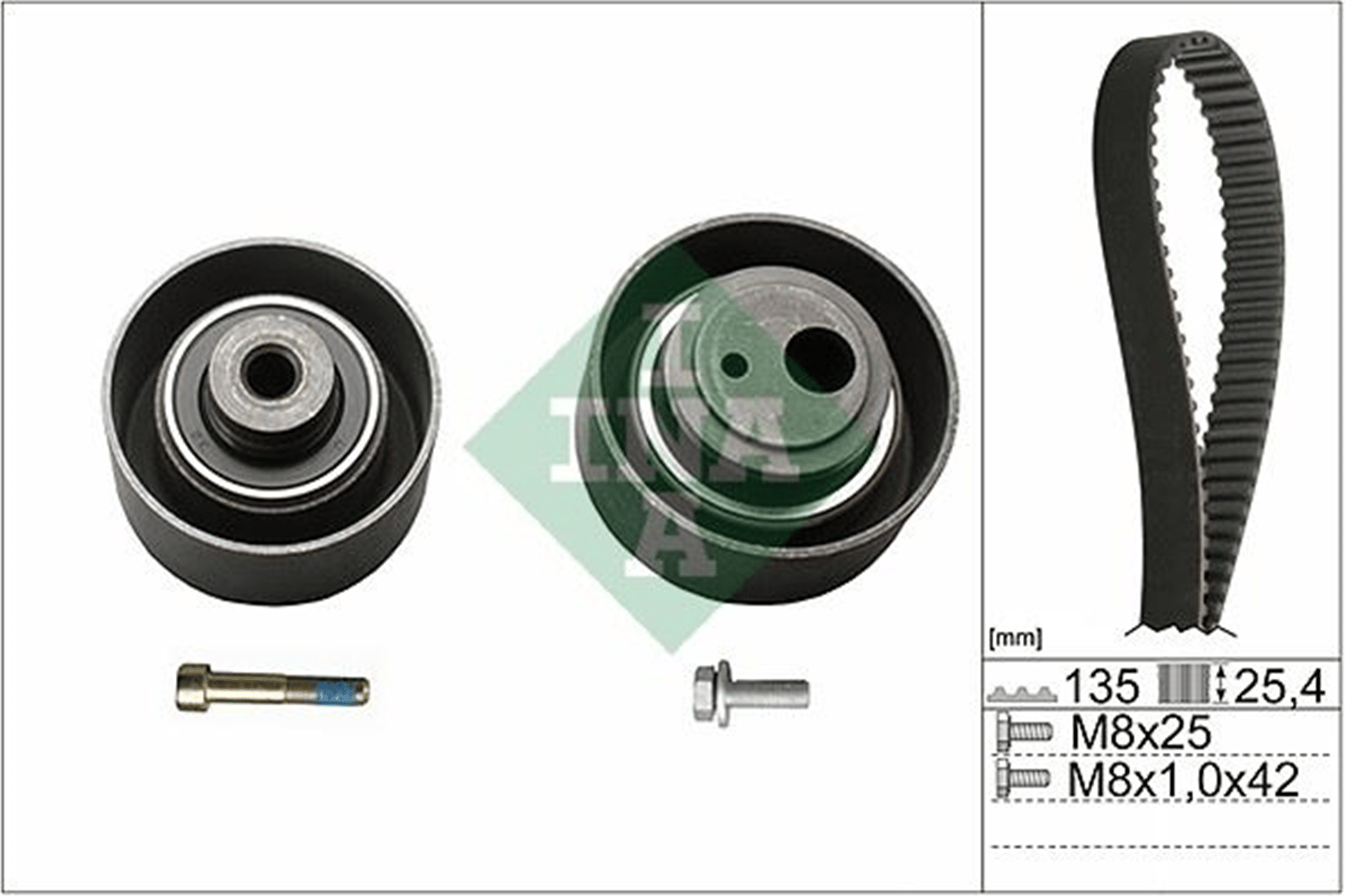 EKSANTRİK GERGİ KİTİ 134x254 P106 II 1.6 96- TU5J4 -SAXO 1.6 96-03 TU5JP4 K015458XS