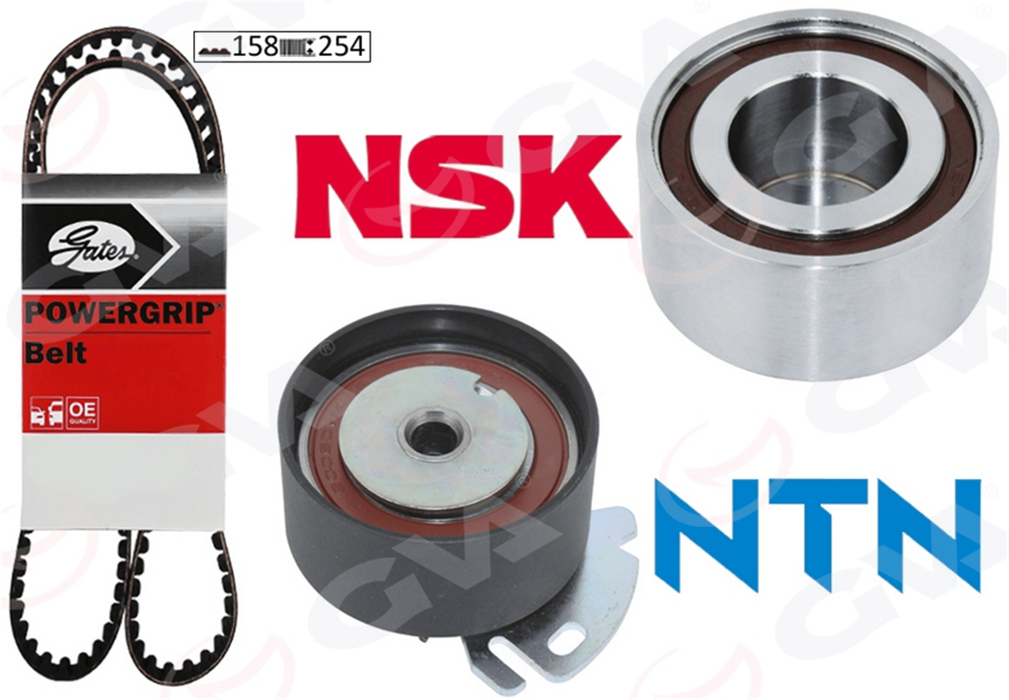 EKSANTRİK GERGİ KİTİ 158x254 BRAVA 95-01 -DOBLO 01- -PALIO-ALBEA 96- -MAREA 97-02 1.6 K015432XS