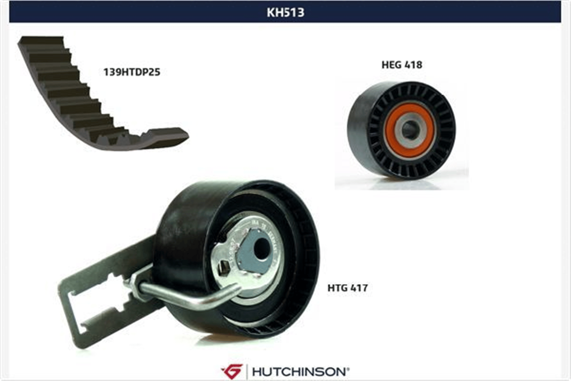 EKSANTRİK GERGİ KİTİ EURO5 139 DİŞ P107-206-207-307-BIPPER-C2-C3-NEMO-XSARA 1.4HDI FIESTA V-FUSION 1.4TDCI 02-