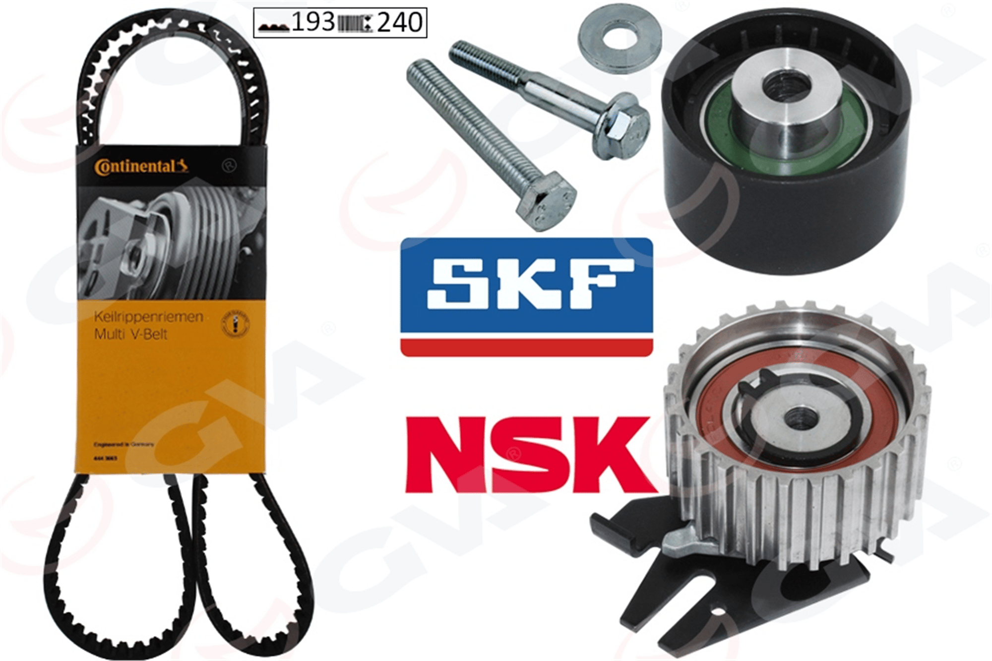 EKSANTRİK GERGİ KİTİ FIAT DOBLO 01> BRAVA 96>01 BRAVO 96>01 PALIO 00> MAREA 96> 1.9TD 193x240