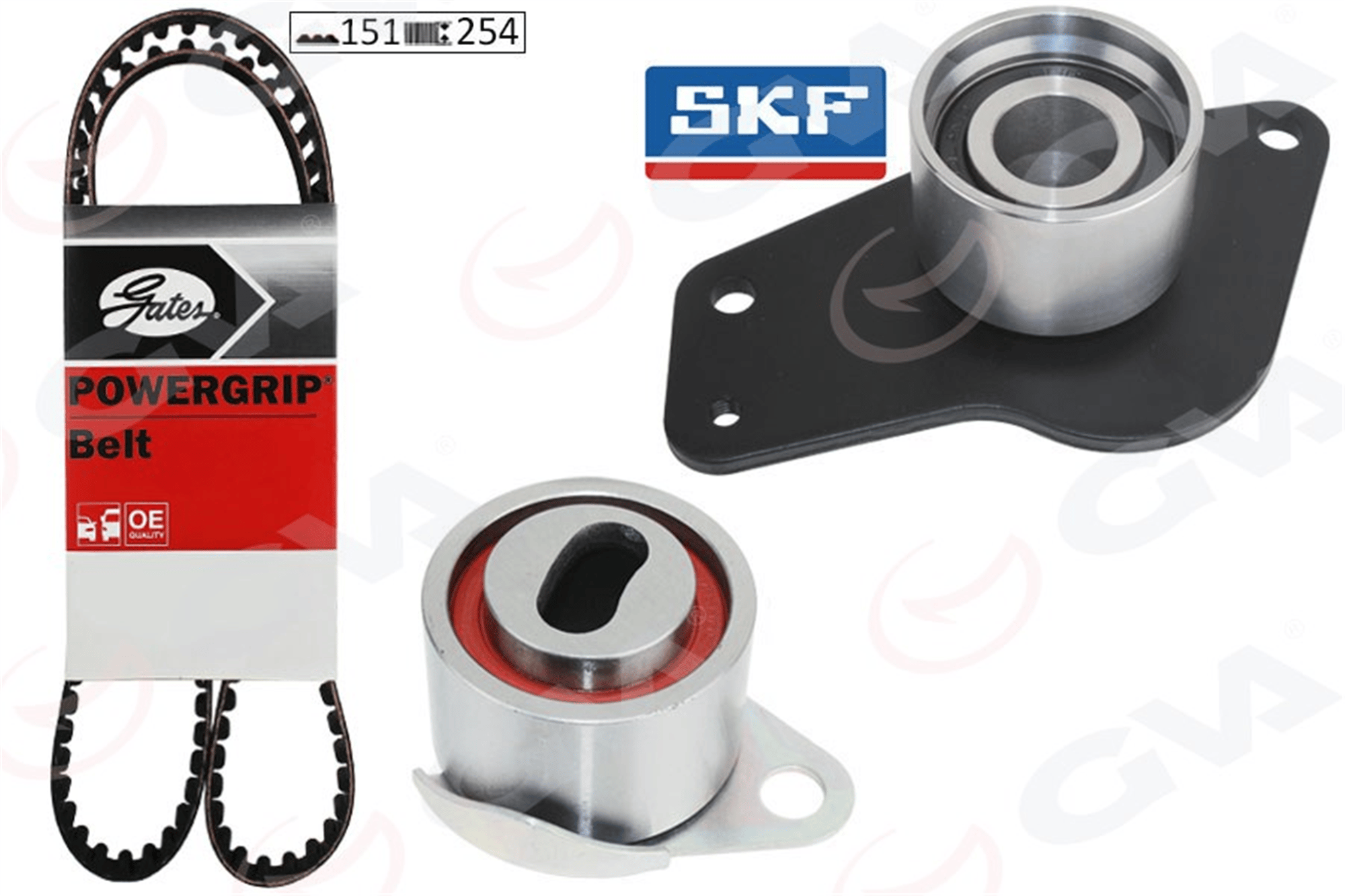 EKSANTRİK GERGİ KİTİ RENAULT CLIO 91>98 EXPRESS 91>98 1.9D F8Q 151x254