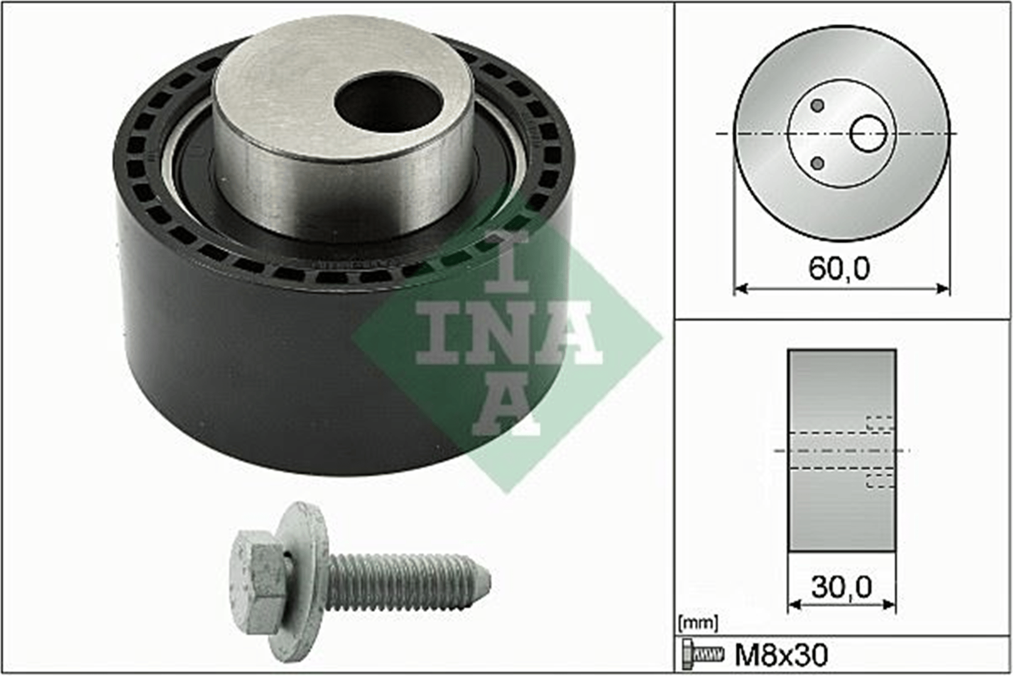 EKSANTRİK GERGİ RULMANI AYARLI P206-P306-P307-P406-BERLINGO-JUMPER-JUMPY-DUCATO-XSARA 2.0 HDI 98-