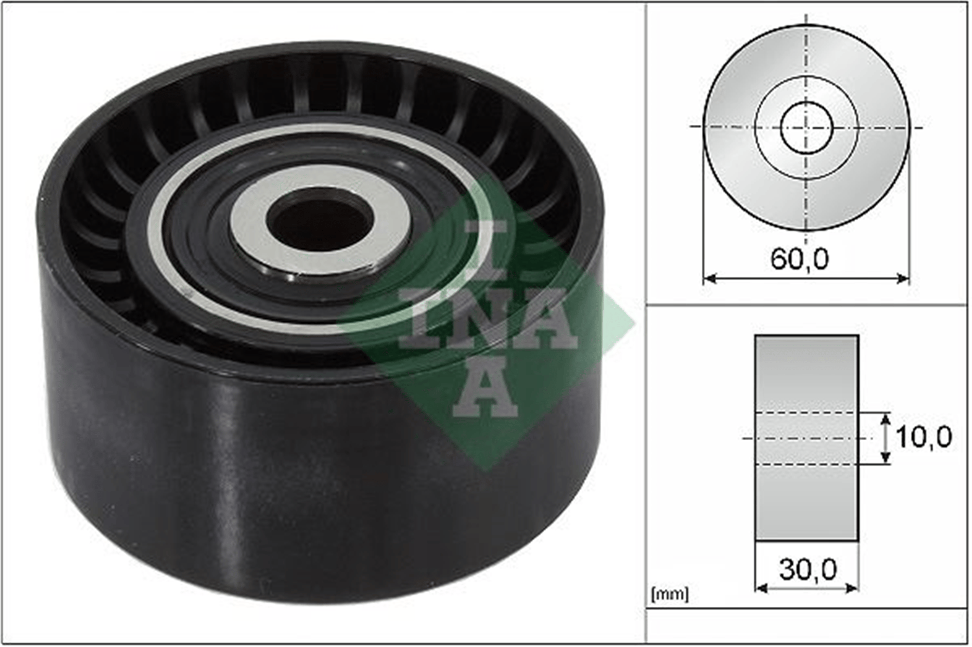 EKSANTRİK GERGİ RULMANI P107-206-207-307-PARTNER-C2-C3-C4-C5-BERLINGO-1.4HDI-1.6HDI-FIESTA V-FOCUSII