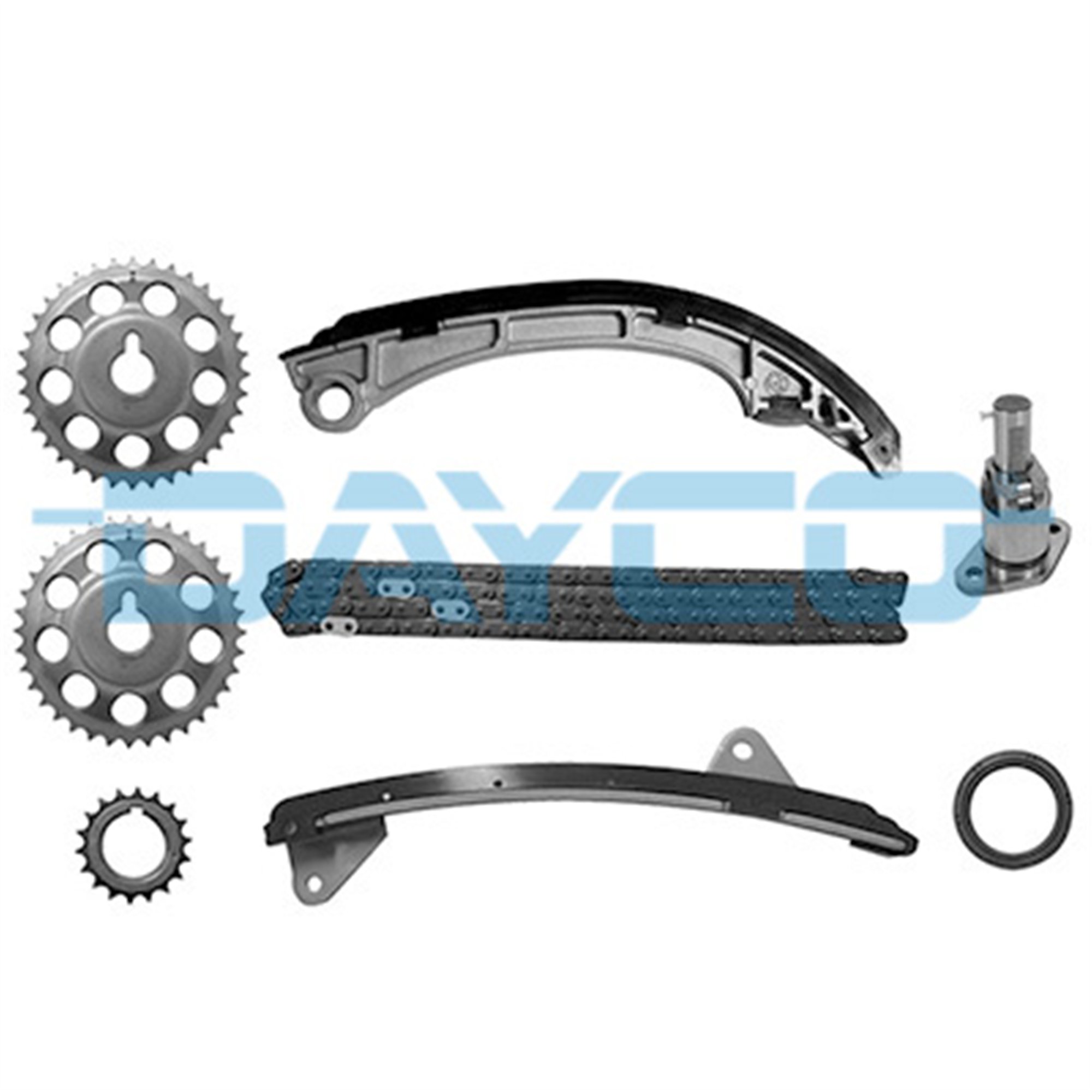 EKSANTRİK ZİNCİR SETİ TOYOTA COROLLA 1.4L 1.6L 4ZZ-FE 3ZZ-FE ZZE111 ZZE112 ZZE120 ZZE121 VVTi 01-06 / AVENSIS 1.6L 3ZZFE VVTi ZZT250 03-08 8 PARÇA