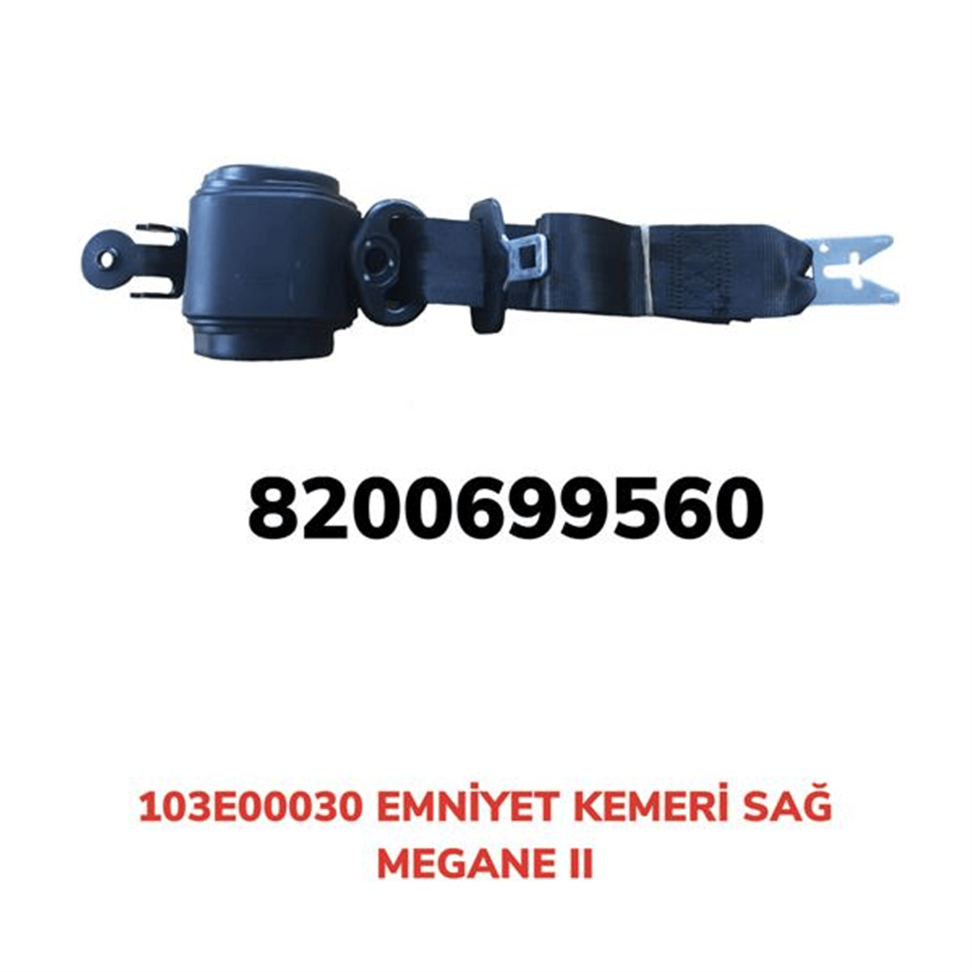 EMNİYET KEMERİ OTOMATİK SAĞ MEGANE II