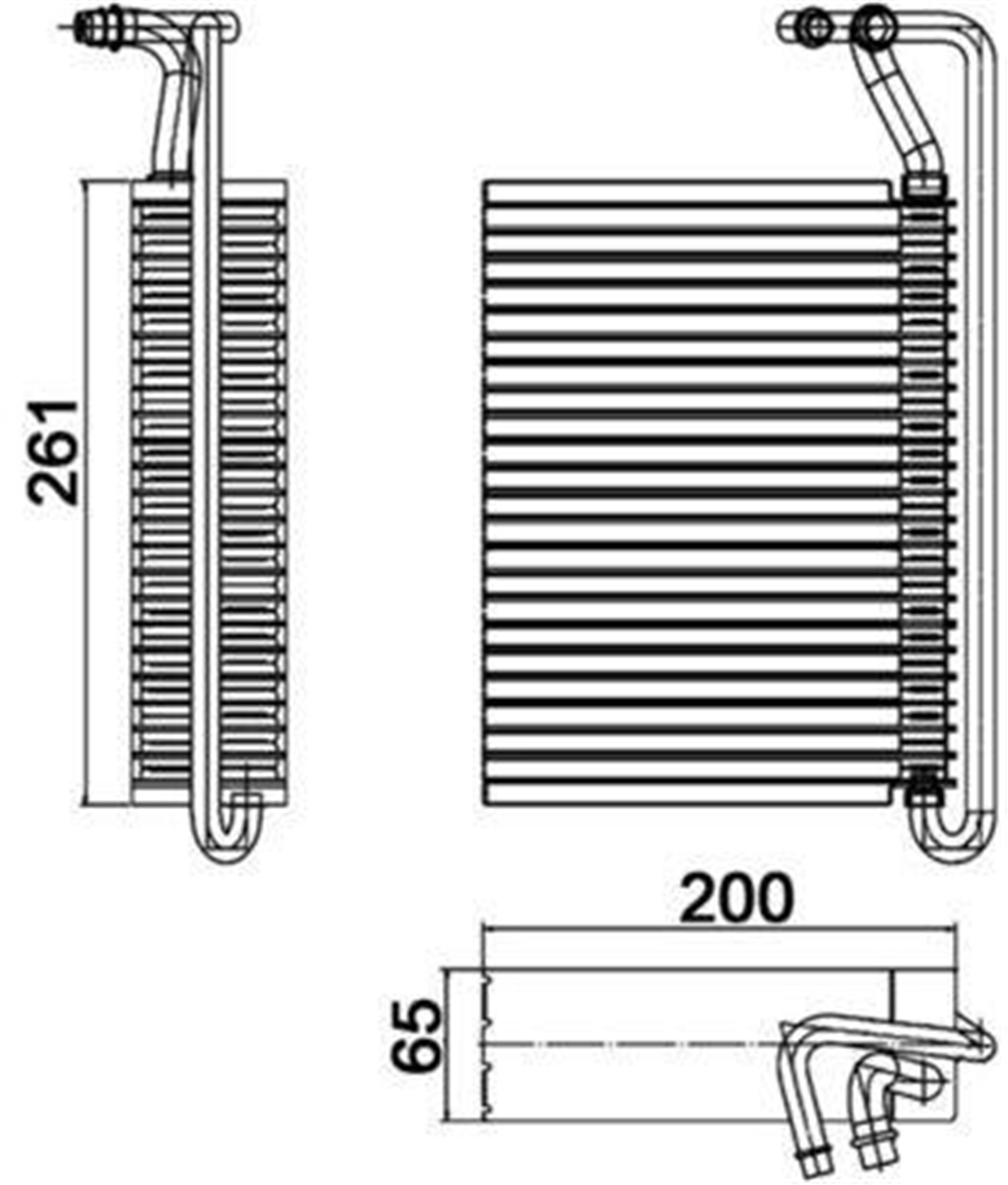 EVAPORATOR BMW E46 E83
