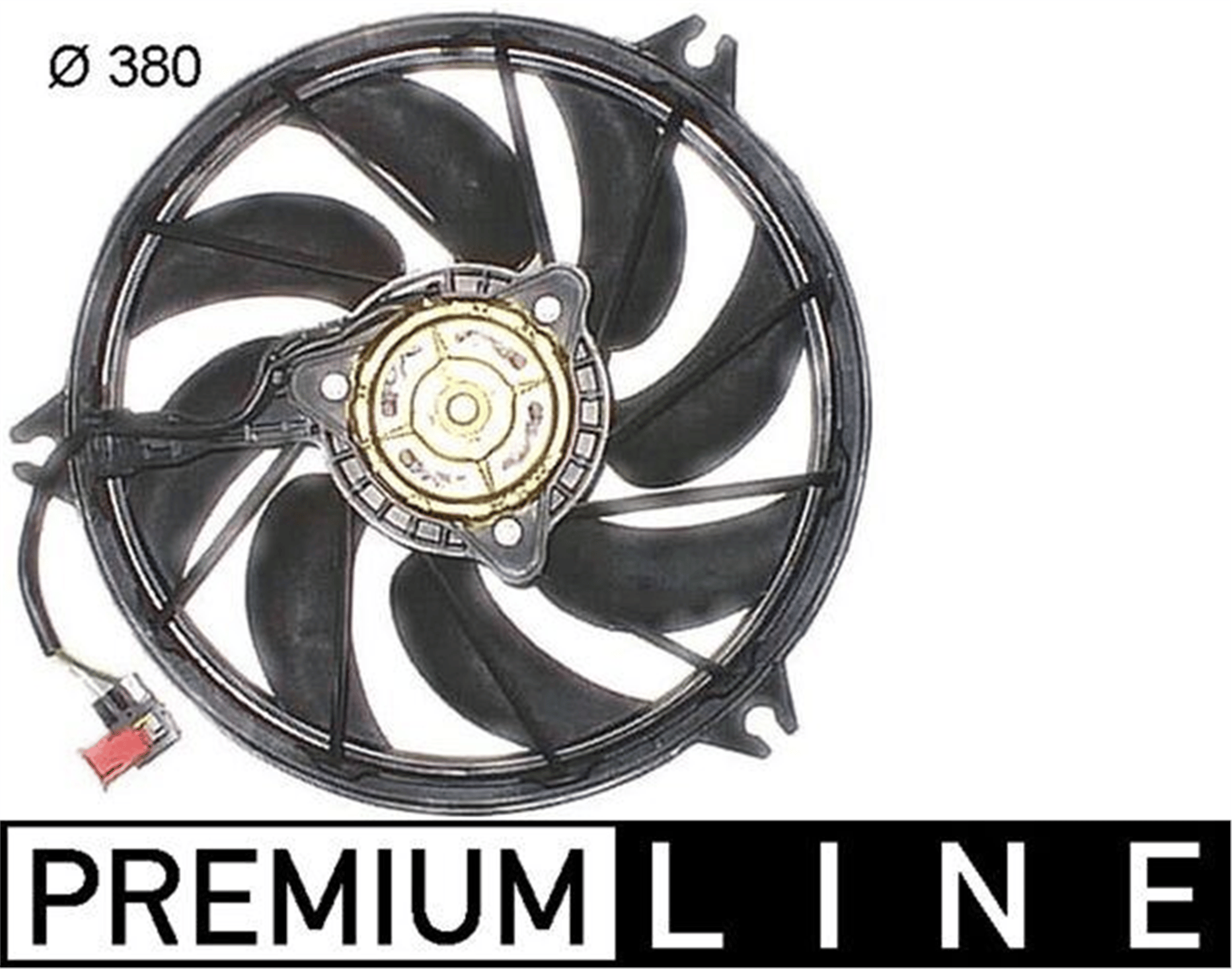 FAN MOTORU P206 1.1-1.4-1.4-1.6-2.0 16V-1.6HDI-2.0HDI 98 > 250W-385mm