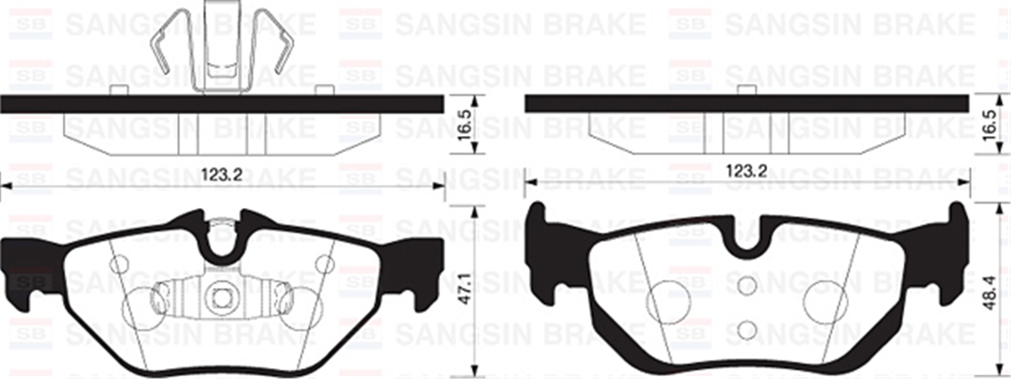 FREN BALATASI ARKA BMW E81 E82 E87 E88 E90 E91 E92 E93 F30 F35 E84