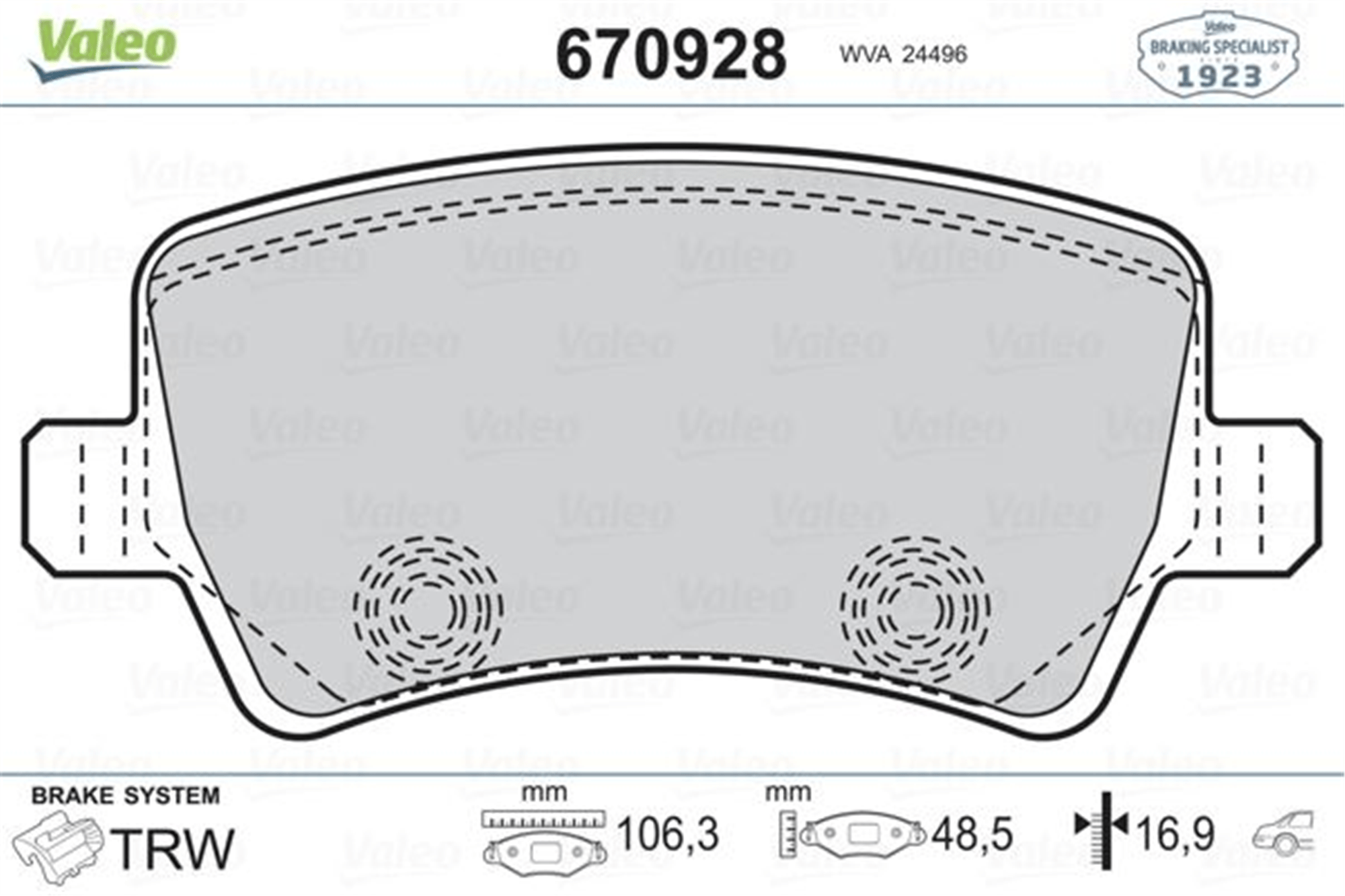 FREN BALATASI ARKA FORD S-MAX 09> GALAXY III 06> . VOLVO S60 10> S80 06> V60 V70 06> XC60 08> XC70 0 6> . LAND ROVER FREELANDER II L359 RANGE ROVER EVOQUE L538