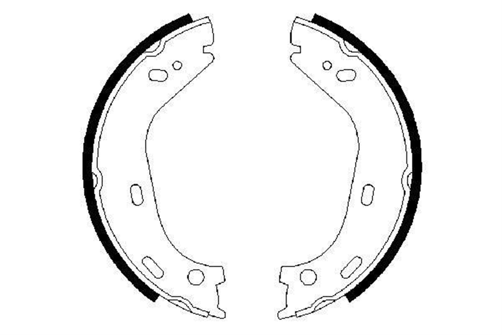 FREN BALATASI ARKA PARK FRENI MERCEDES W116 W126 W123 R107 C107