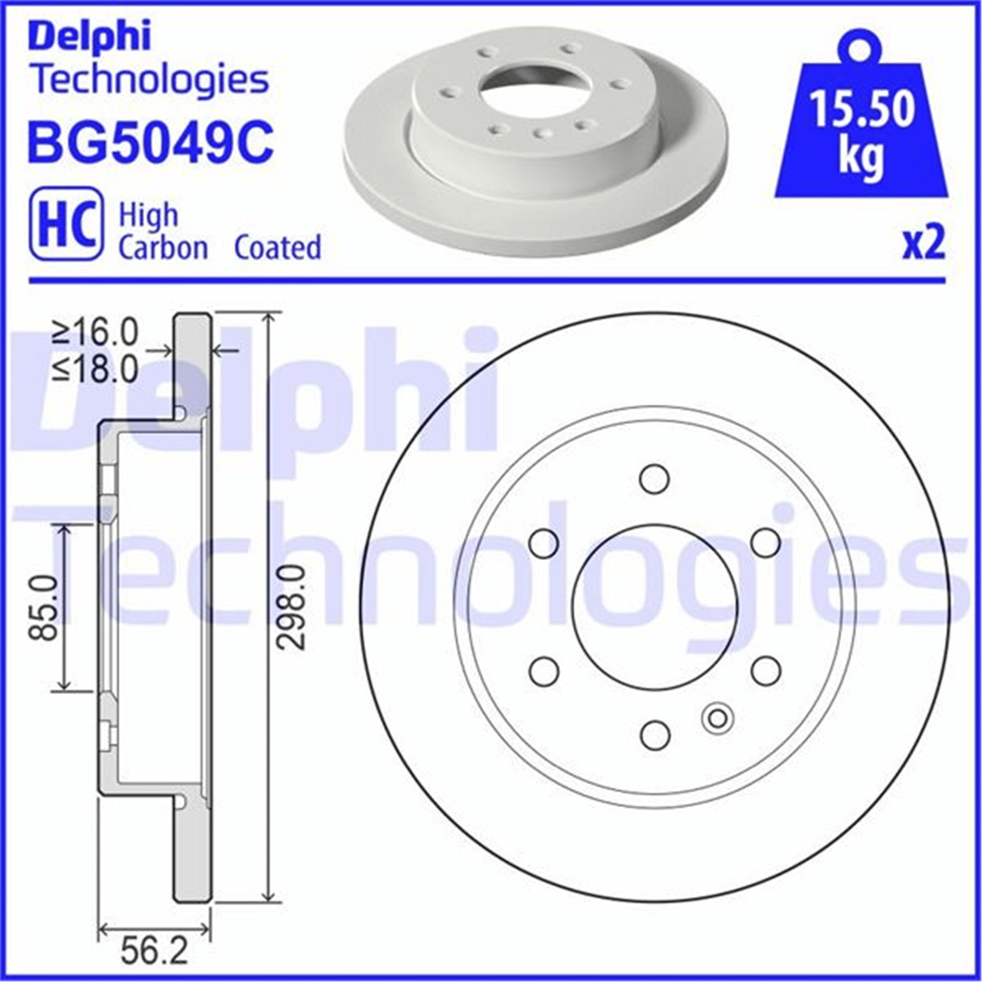 FREN DISKI ARKA MERCEDES SPRINTER B907 B910 18> ELEKTRONIK PARK FRENI
