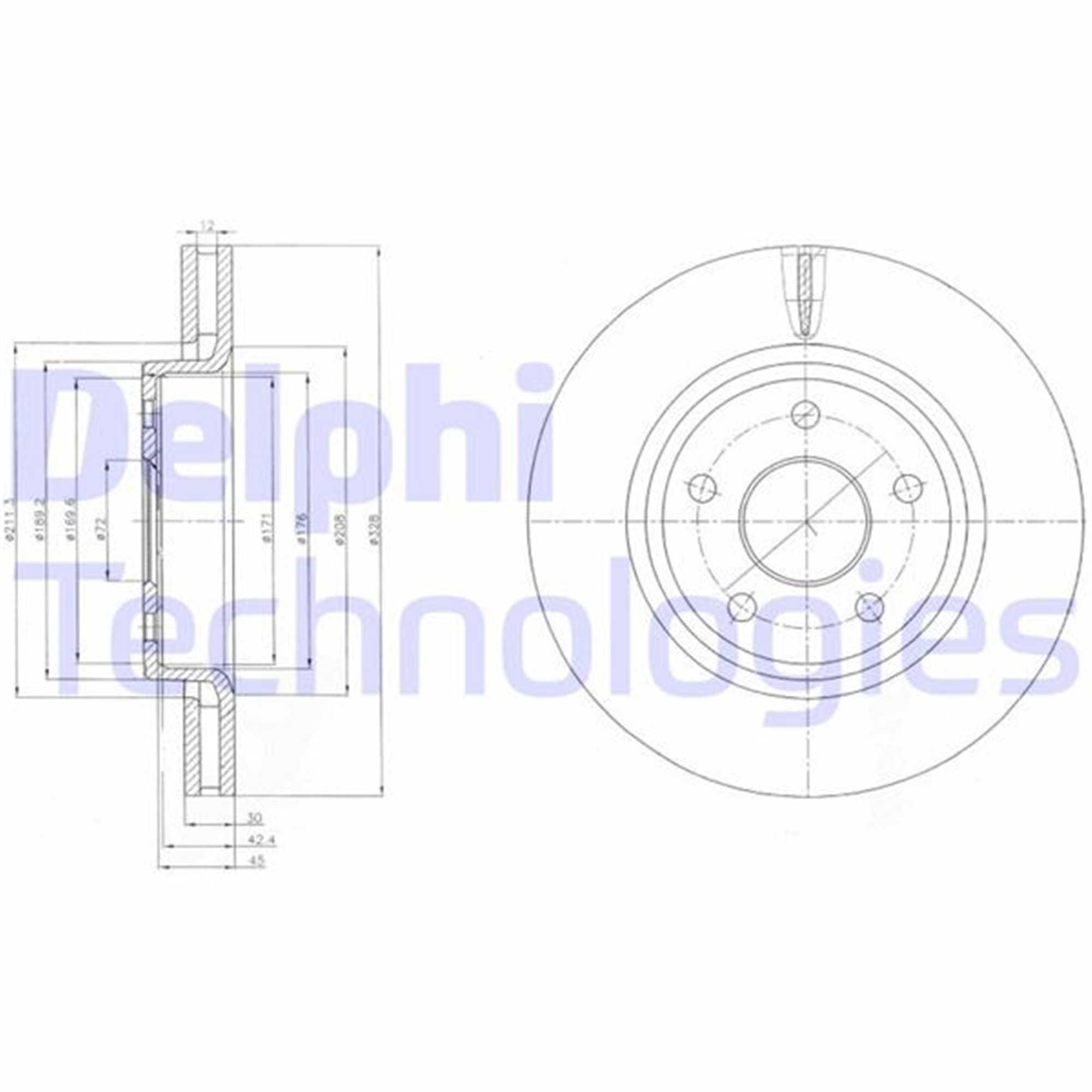 FREN DİSKİ ÖN JEEP CHEROKEE 03>10 328MM/30MM