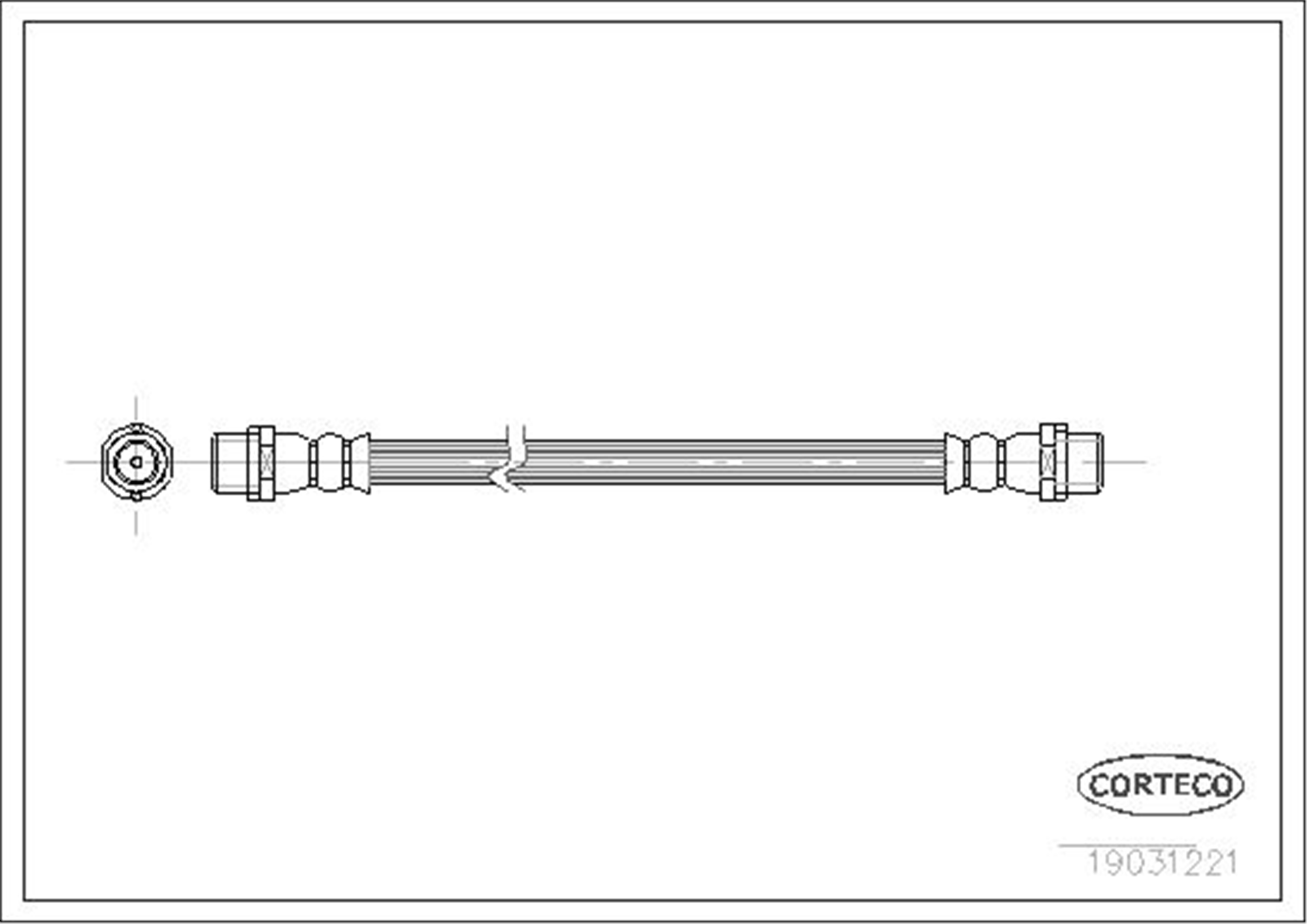 FREN HORTUMU ARKA MERCEDES SPRINTER B904 B905 . VW LT 28-46