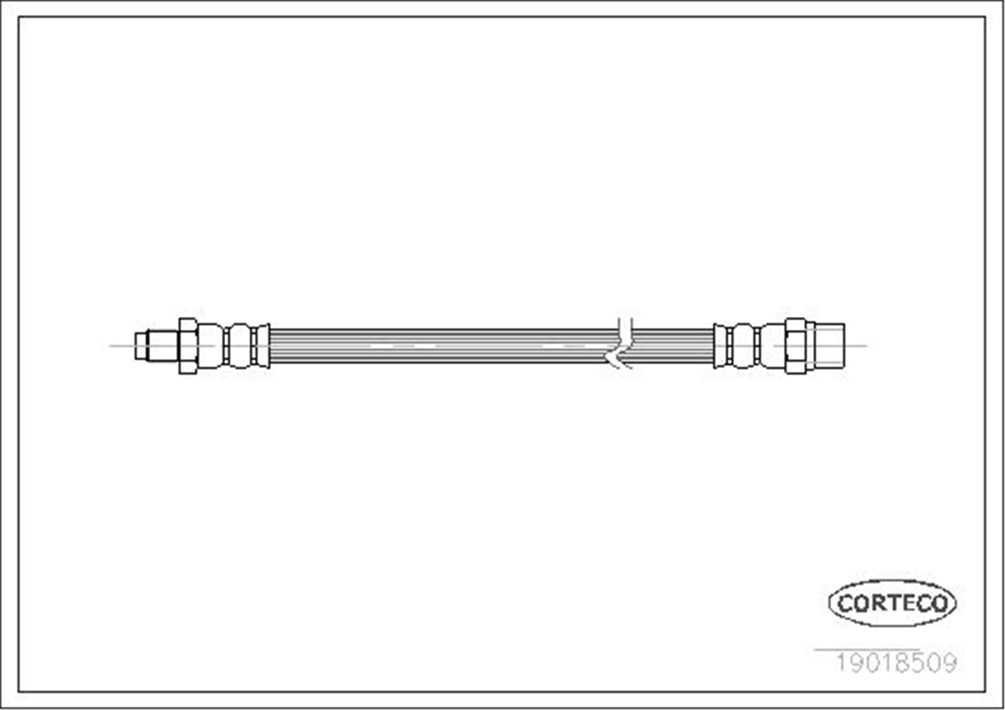 FREN HORTUMU ARKA MERCEDES W201 W202 W124 W126 W140 R129