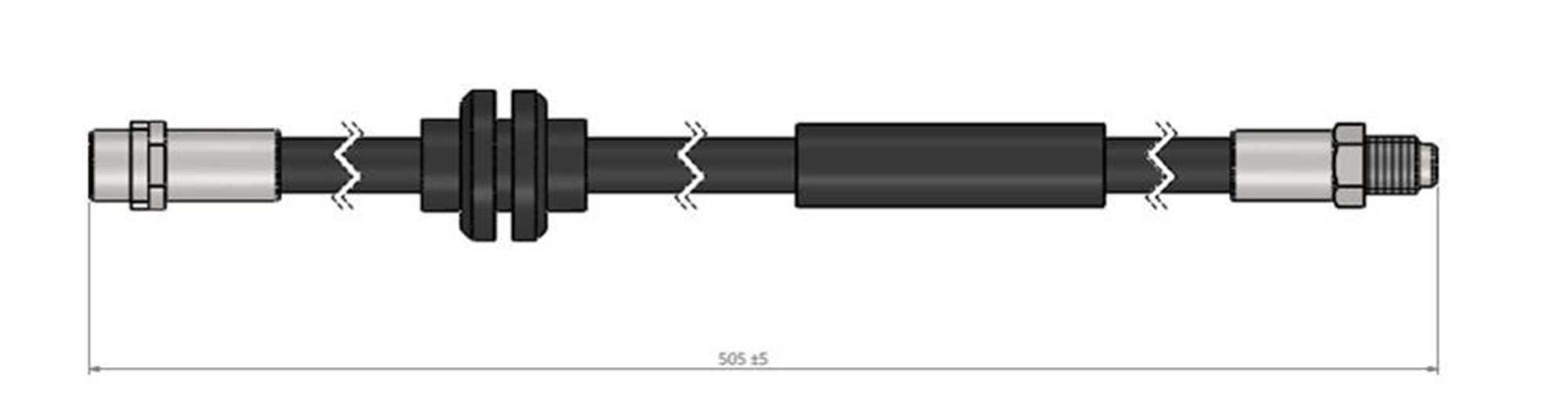 FREN HORTUMU ON MERCEDES W202 W140