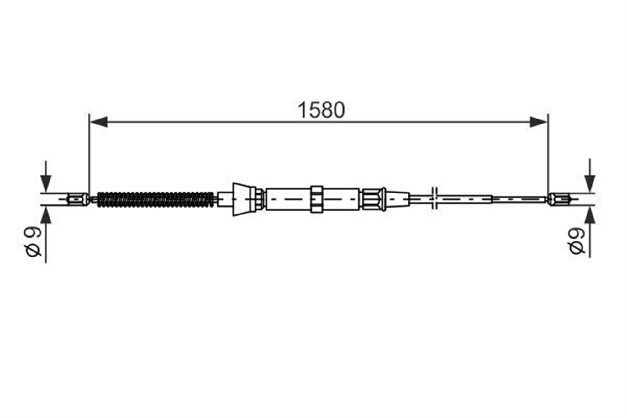 FREN TELİ. 1580 MM