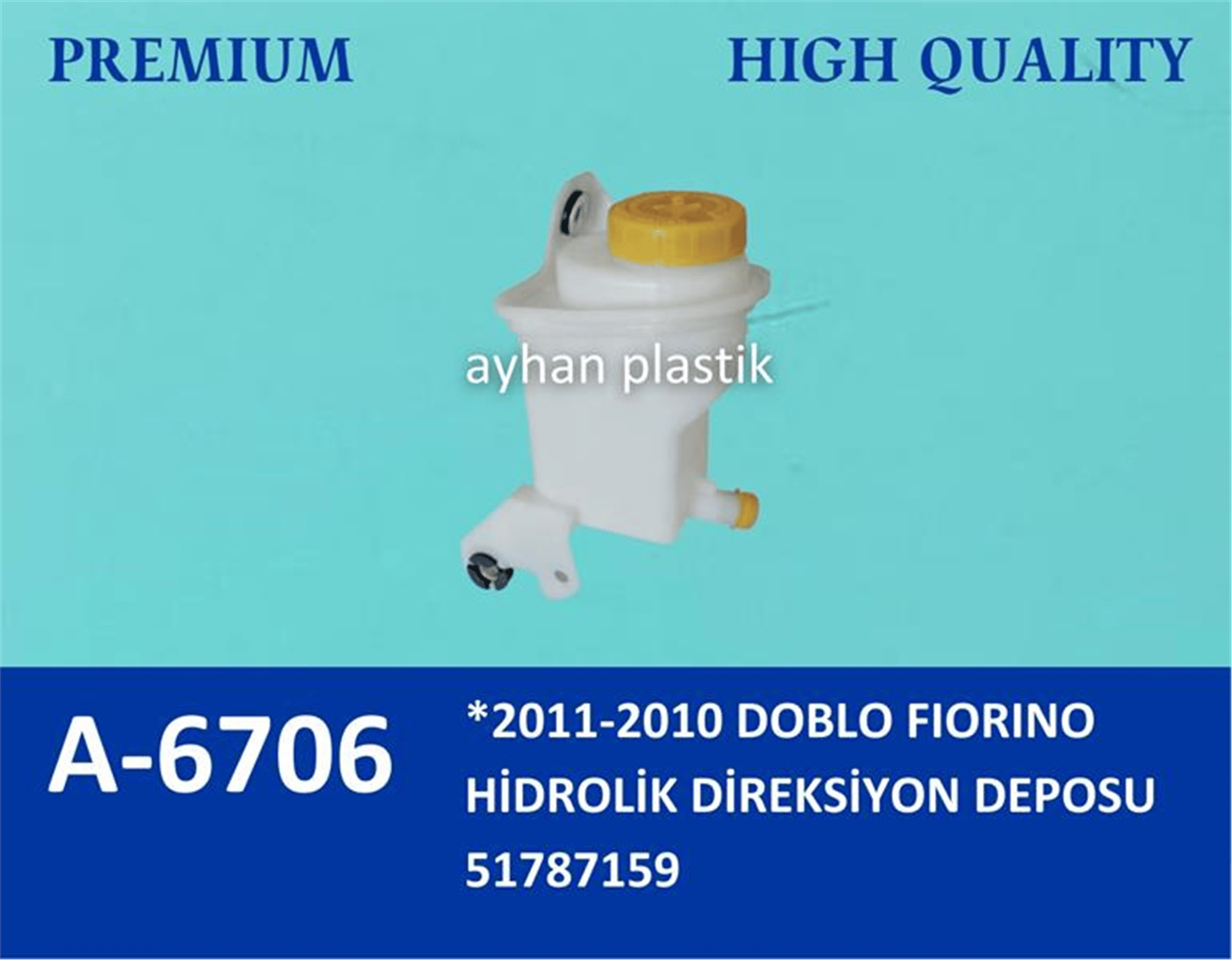 HİDROLİK DİREKSİYON YAĞ DEPOSU KAPAKLI FIAT FIORINO 09> LINEA 09> DOBLO 10>