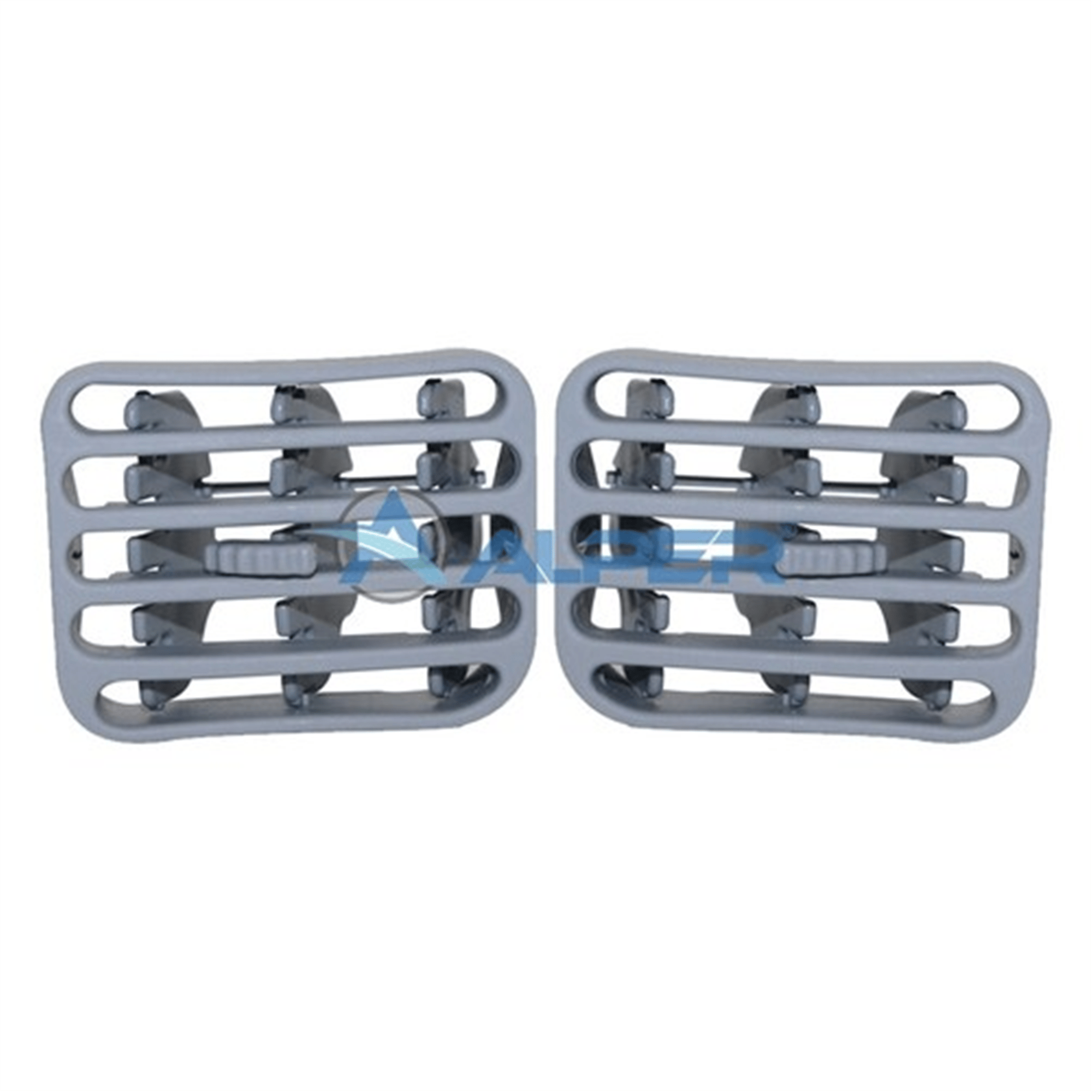 KALORİFER HAVALANDIRMA IZGARASI DİFÜZÖRÜ ORTA SAĞ-SOL SET GRİ