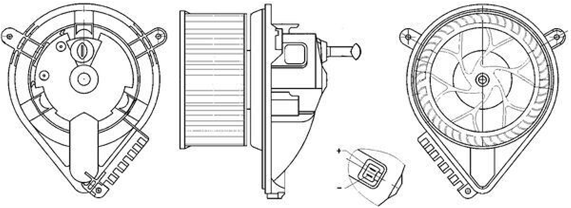 KALORIFER MOTORU MERCEDES SPRINTER B901>B905 . VW LT 28-35-46