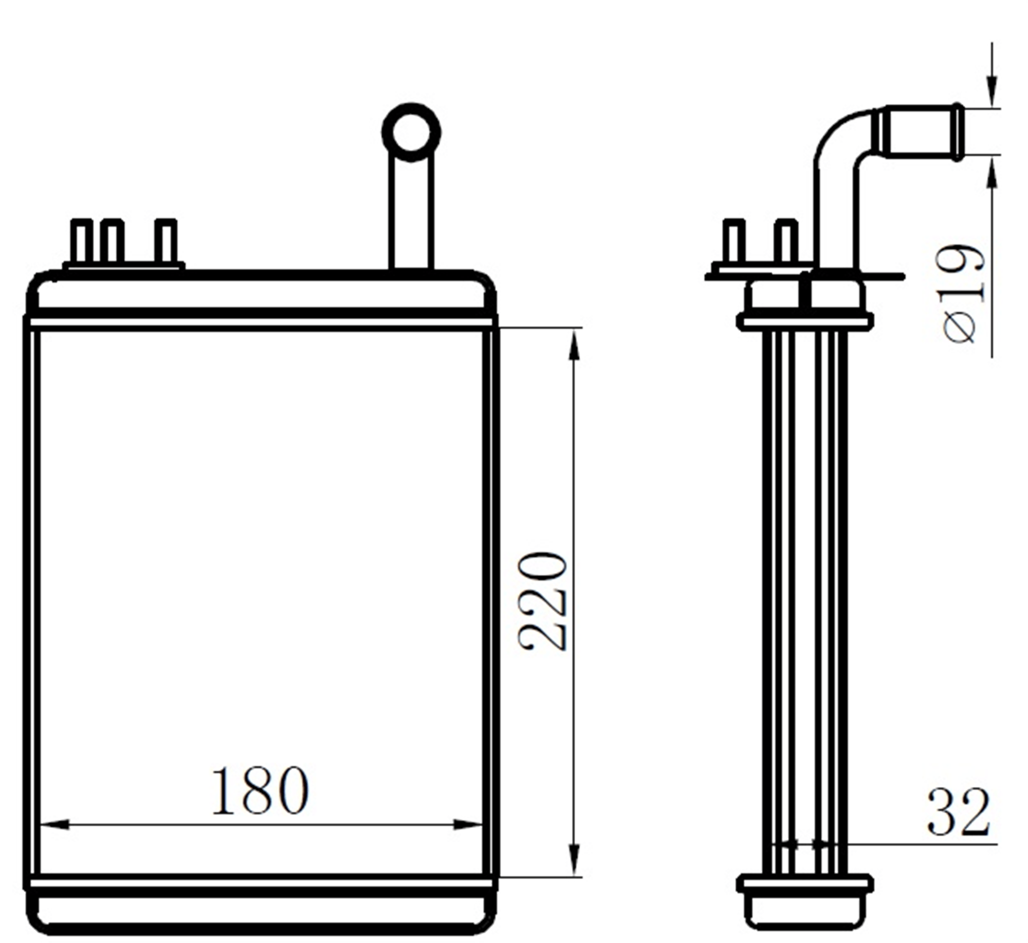 KALORİFER RADYATÖRÜ BRAZİNG PALIO 233x195x32