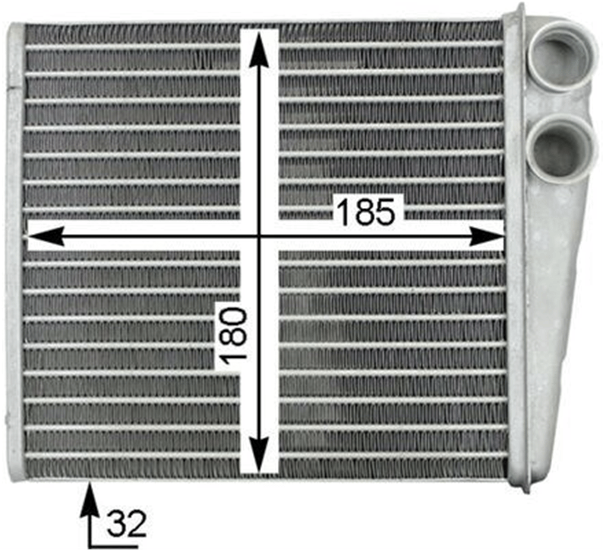 KALORİFER RADYATÖRÜ CADDY III-GOLF V-VI-JETTA III-OCTAVIA-TOURAN-ALTEA-LEON-A3-Q3-TO LEDO 235x190