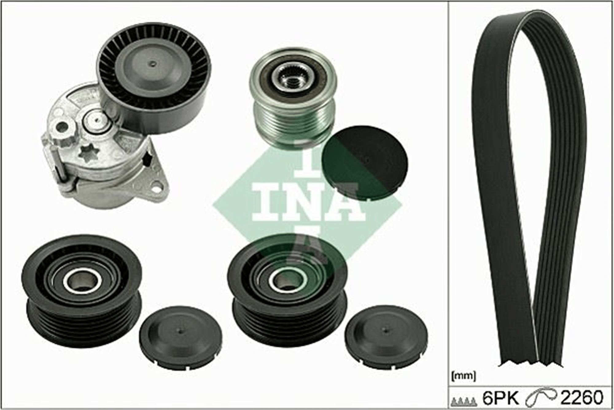 KANALLI KAYIS SETI MERCEDES W639 B906 KUTUKLU. ALTERNATOR KASNAKLI