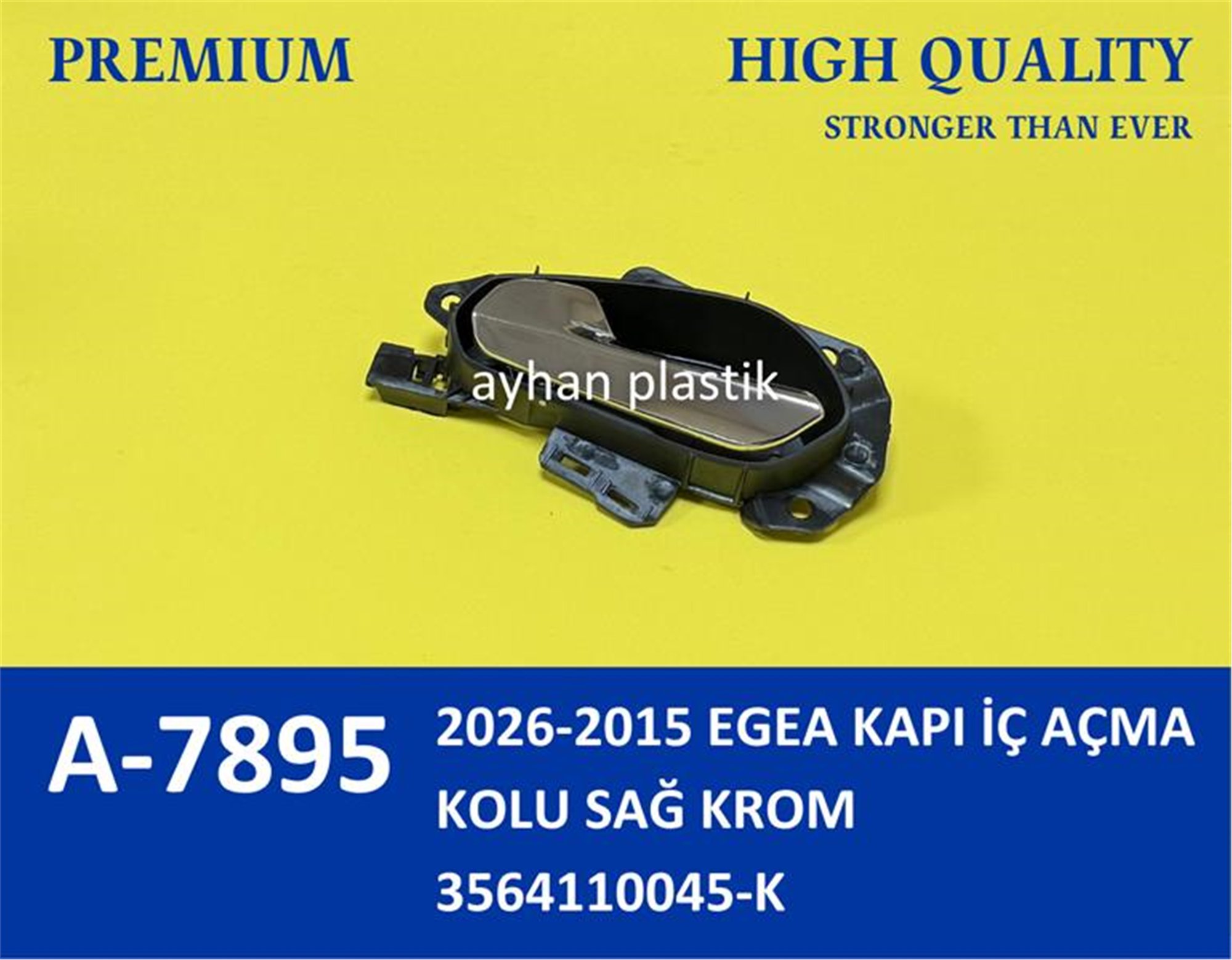 KAPI İÇ AÇMA KOLU SAĞ FIAT EGEA 15> KROM
