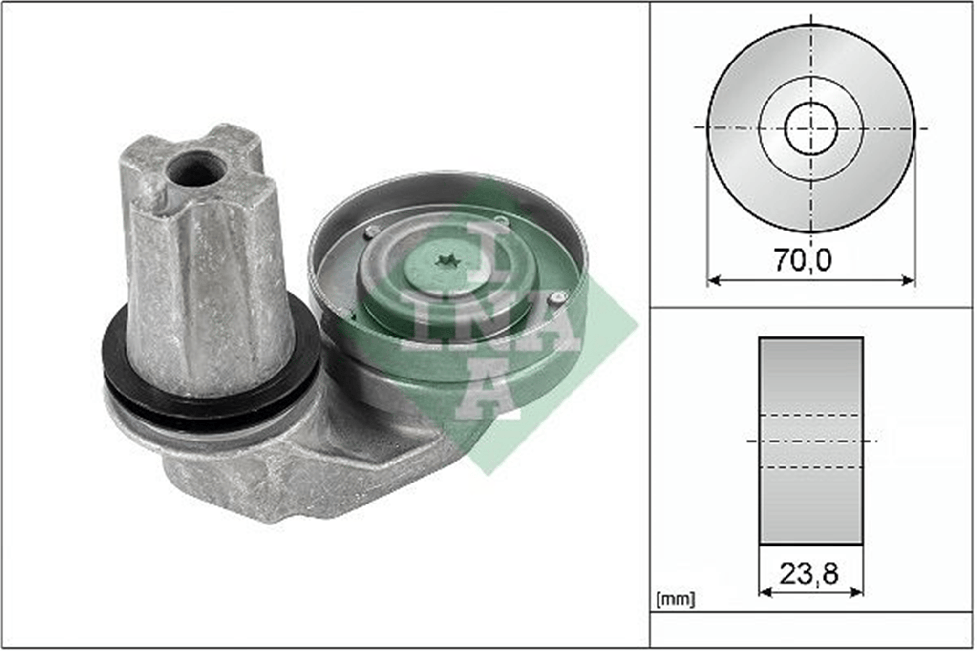 KAYIS GERGI RULMANI LAND ROVER 276DT 306DT DISCOVERY III-IV L319 RANGE ROVER SPORT I L320 KUTUKLU