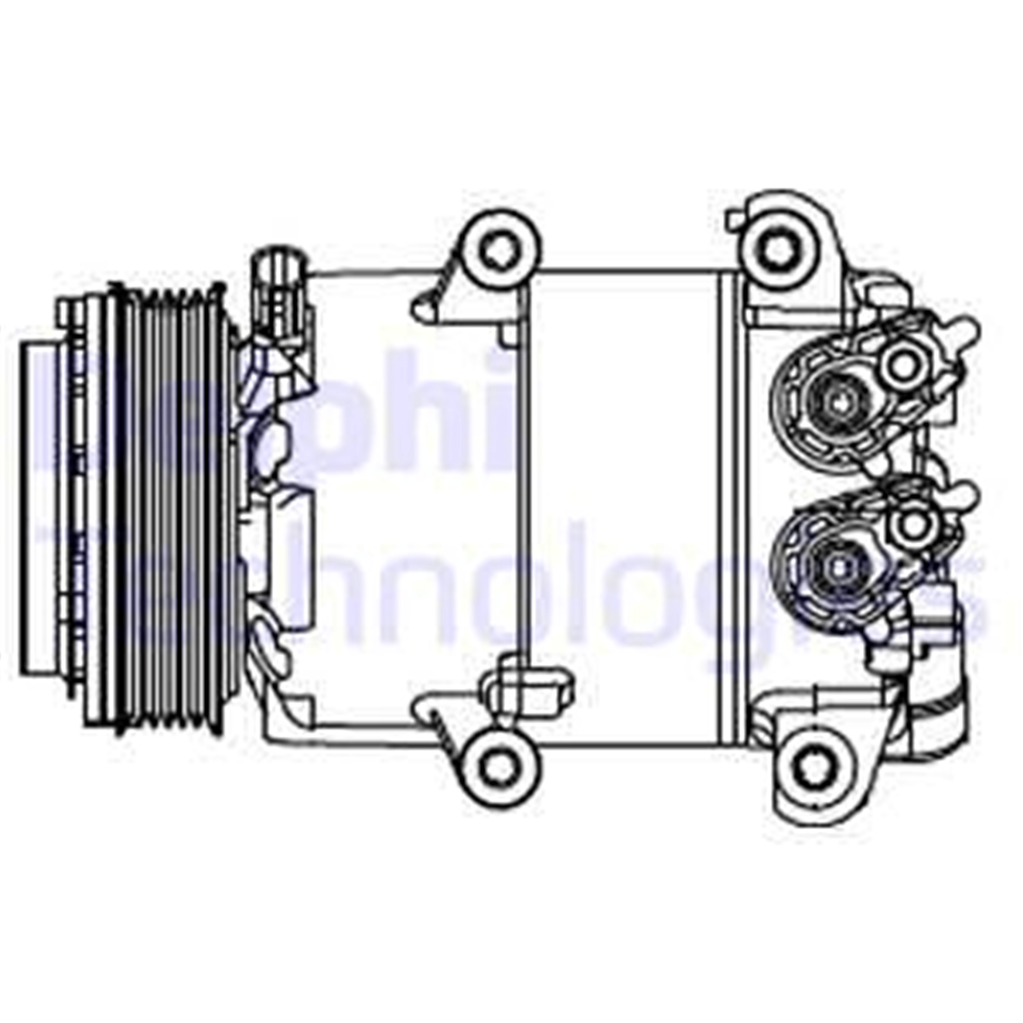 KLİMA KOMPRESÖRÜ FORD FOCUS-CMAX-FİESTA 11> 1.5-1.6 TDCİ
