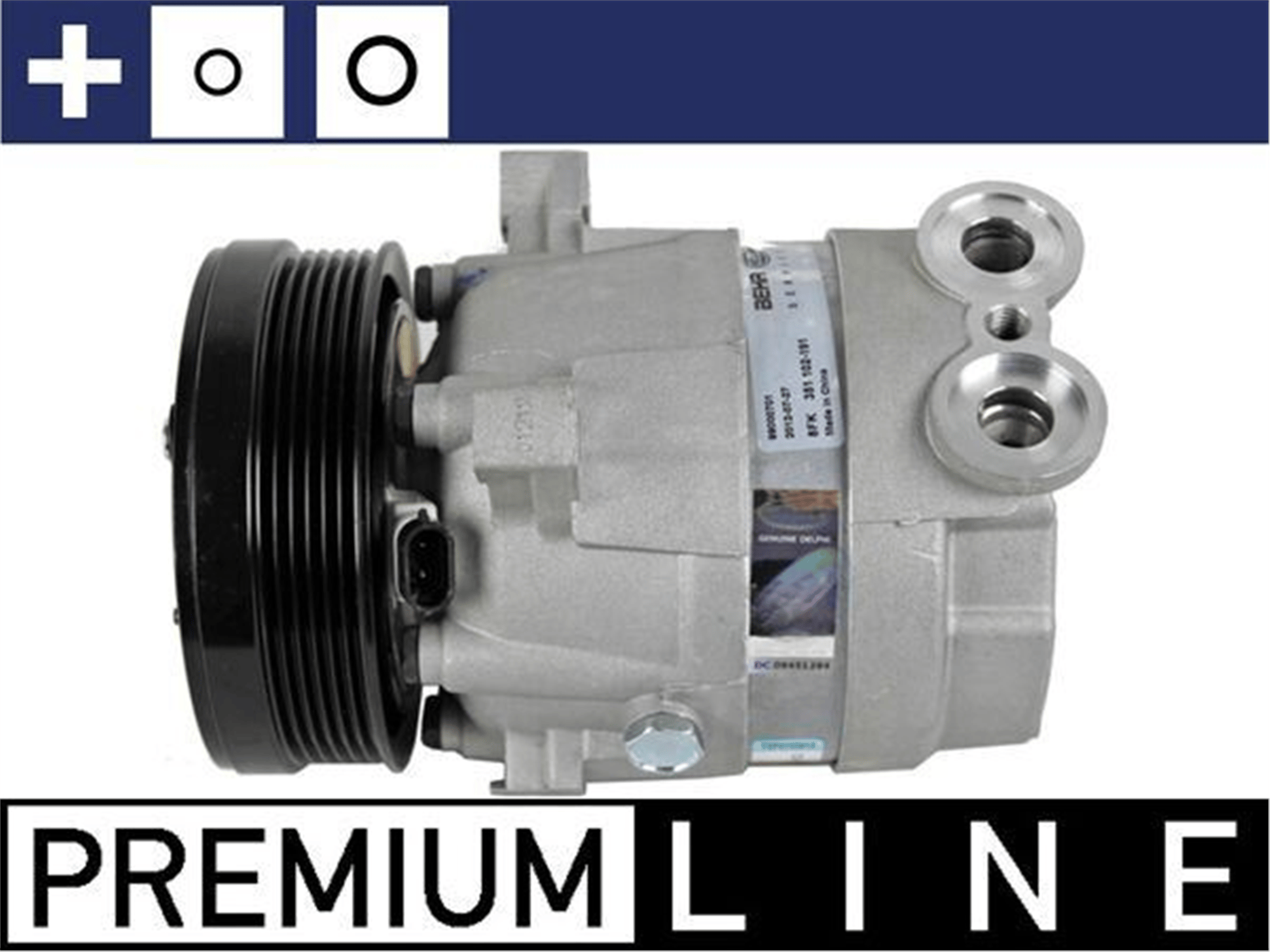 KLİMA KOMPRESÖRÜ VECTRA A 2.0 88-95 -CALIBRA A 2.0 90-97 124mm