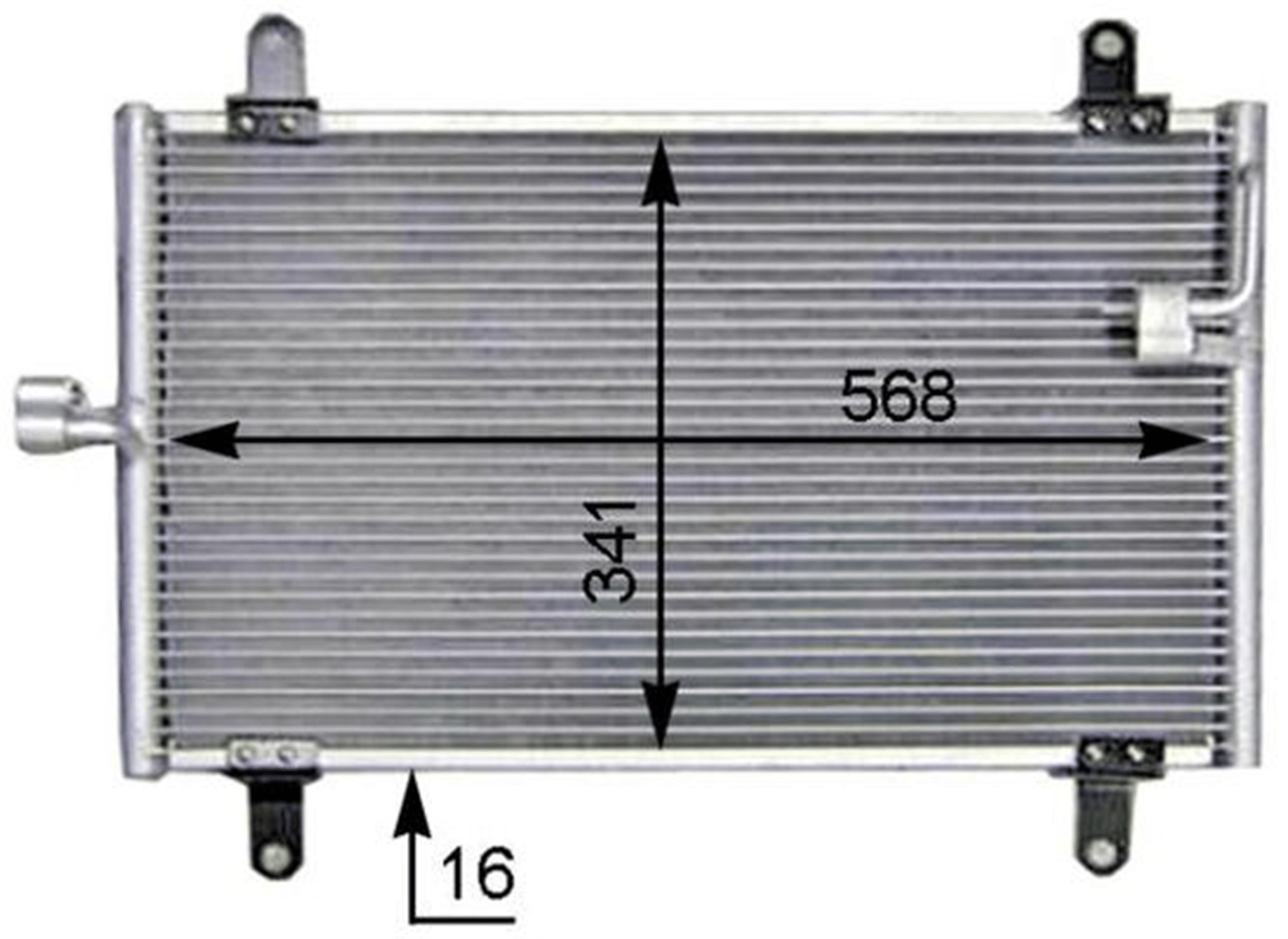 KLİMA KONDENSERİ DUCATO-BOXER-JUMPER 94-06 506x349x22