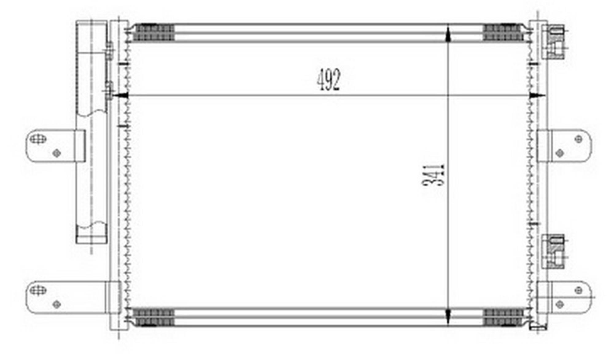 KLİMA KONDENSERİ IVECO TRUCK-EUROCARGO E13-E15-E17-E18-E21-E22-E24-E28 01 > OTO.-MEK.