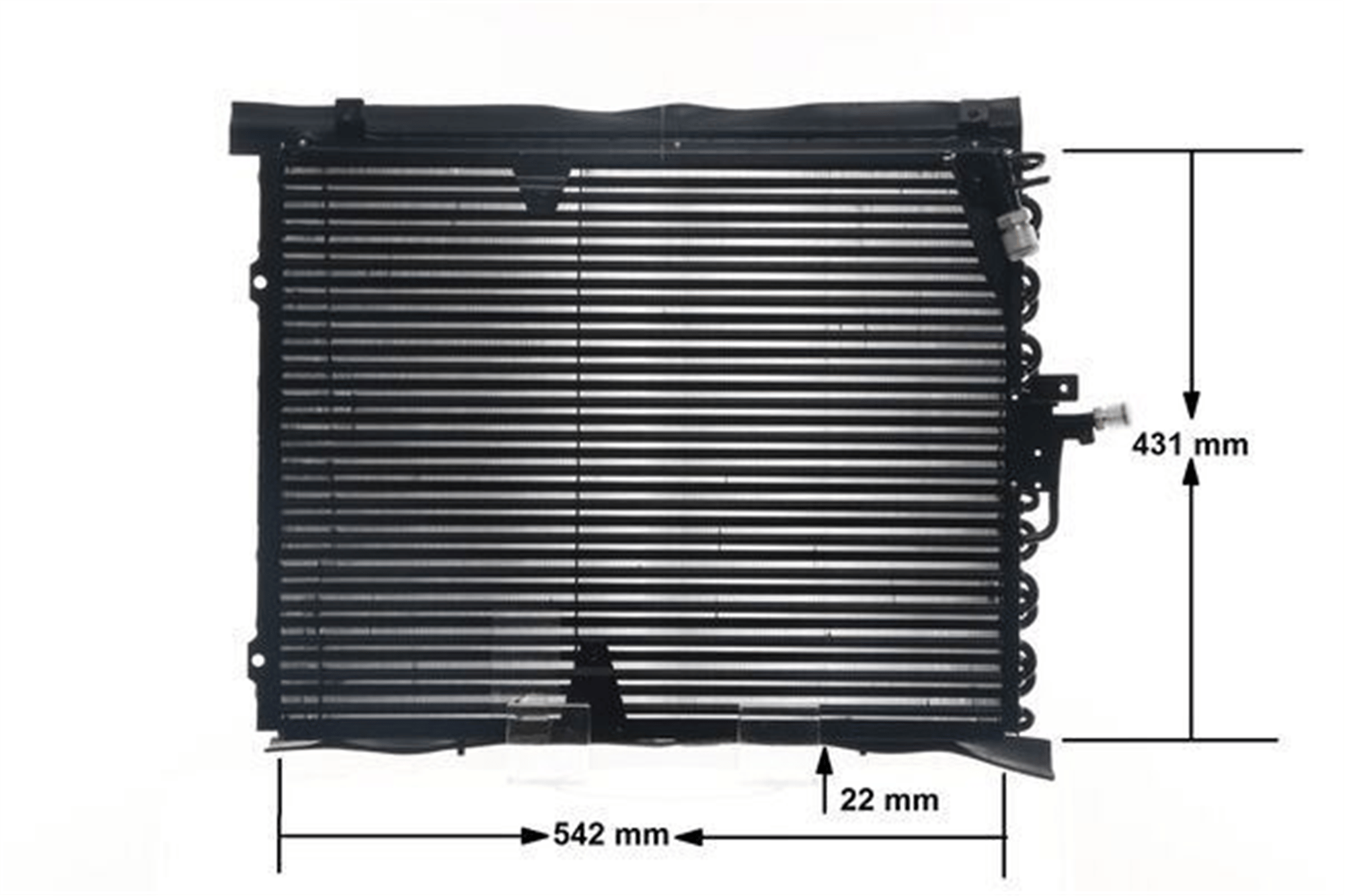 KLIMA RADYATORU MERCEDES W124 S124 C124