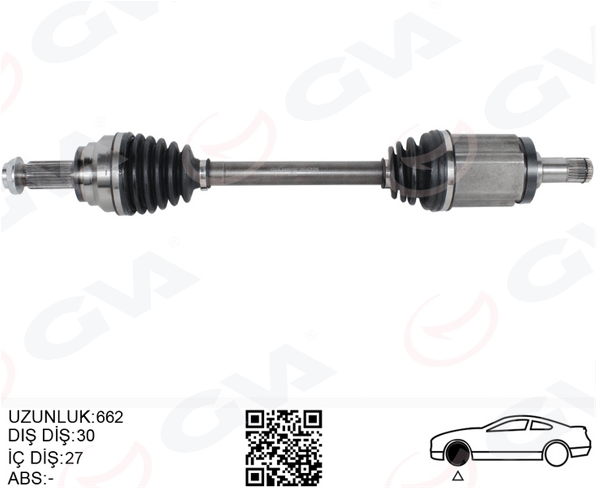 KOMPLE AKS ÖN SOL BMW X5 E70 F15 X6 F16 E71 E72 662MM
