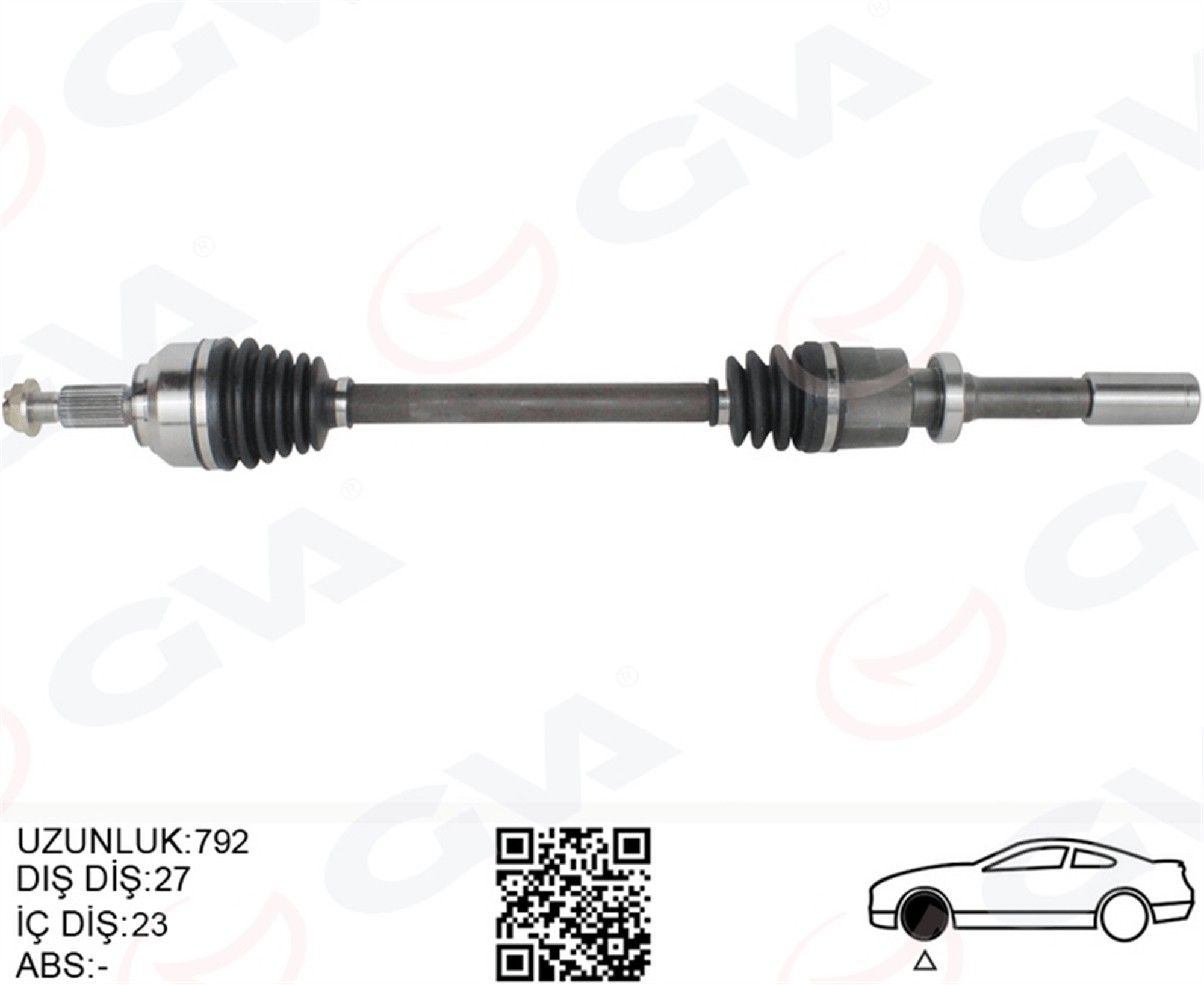 KOMPLE AKS SAG ON RENAULT LAGUNA II BG0/1 1.6i 16v M-T JH3 01-07