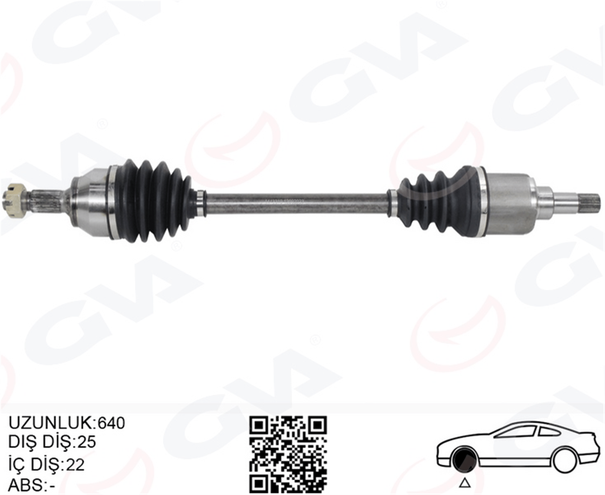 KOMPLE AKS SOL ON PSA 207 WA.WC 1.4 HDI M-T 06-12