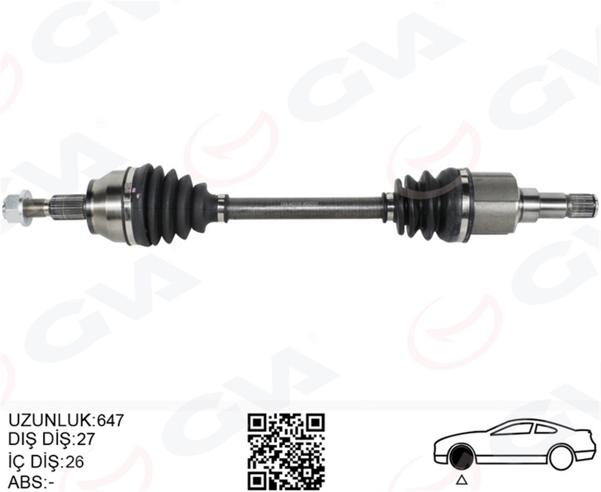 KOMPLE ÖN AKS SOL CONNECT 14> 1.6 TDCI