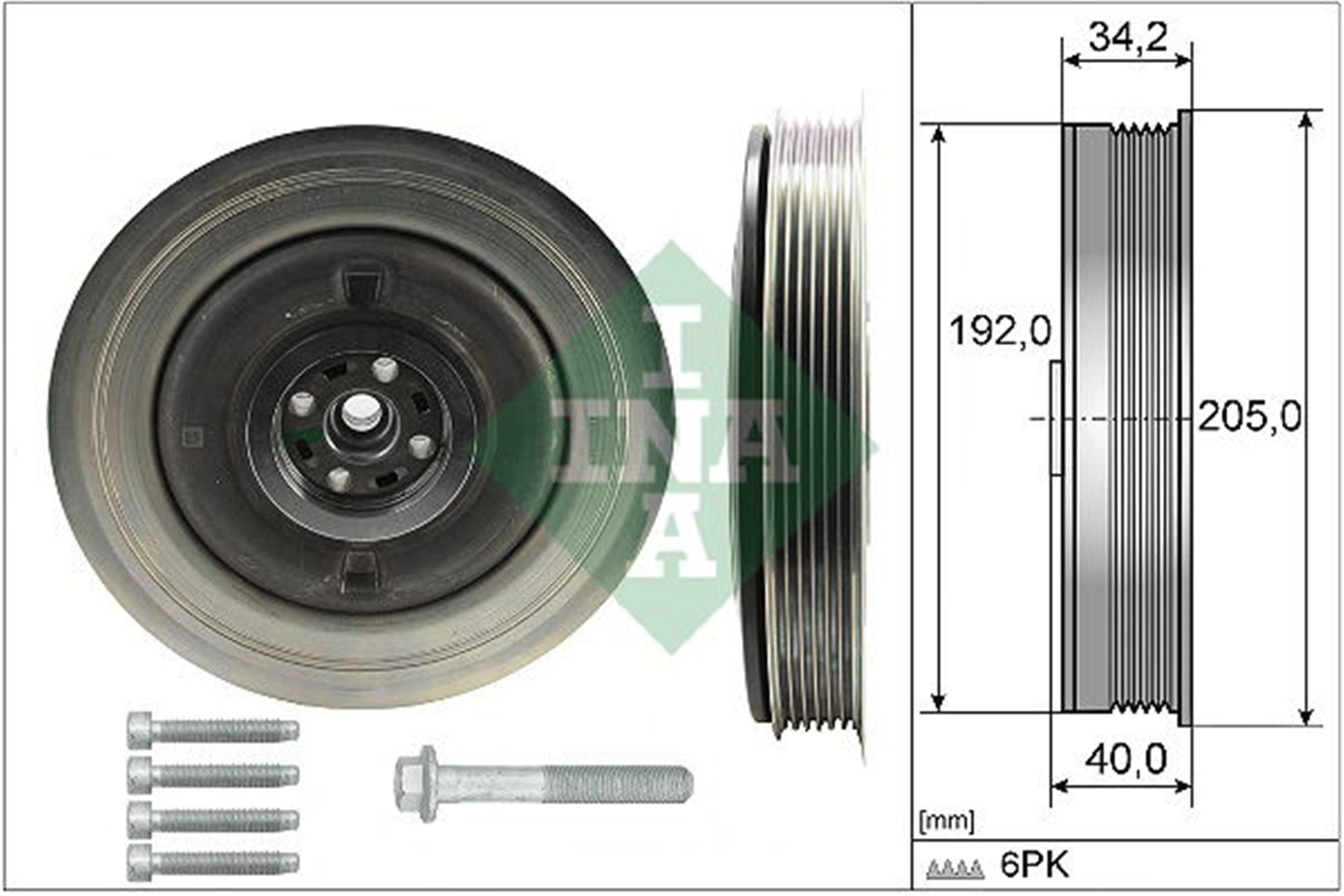KRANK KASNAGI VOLVO S60 II 2.0 D2 15>18 S80 II D4 13>16 S90 II D3 16>18 V40 V70 III D2 13>16 XC40 2.0 D3 18>21 T4 AWD 14>