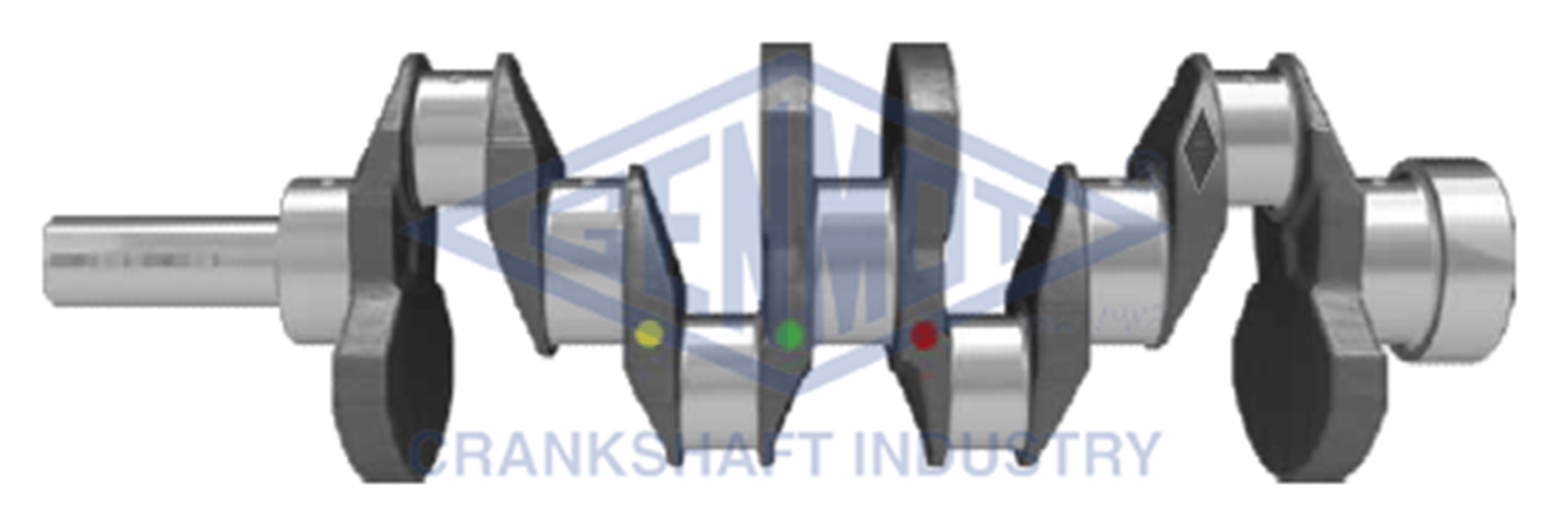 KRANK MİLİ HYUNDAI H100. H2600 2.6L D4BB TC TCI KAMYONET turbo 97-04 DÖVME ÇELİK
