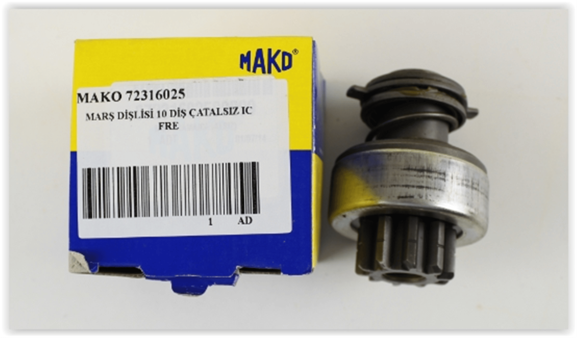 MARŞ DİŞLİSİ 10 DİŞ ÇATALSIZ IC FREZE TM30