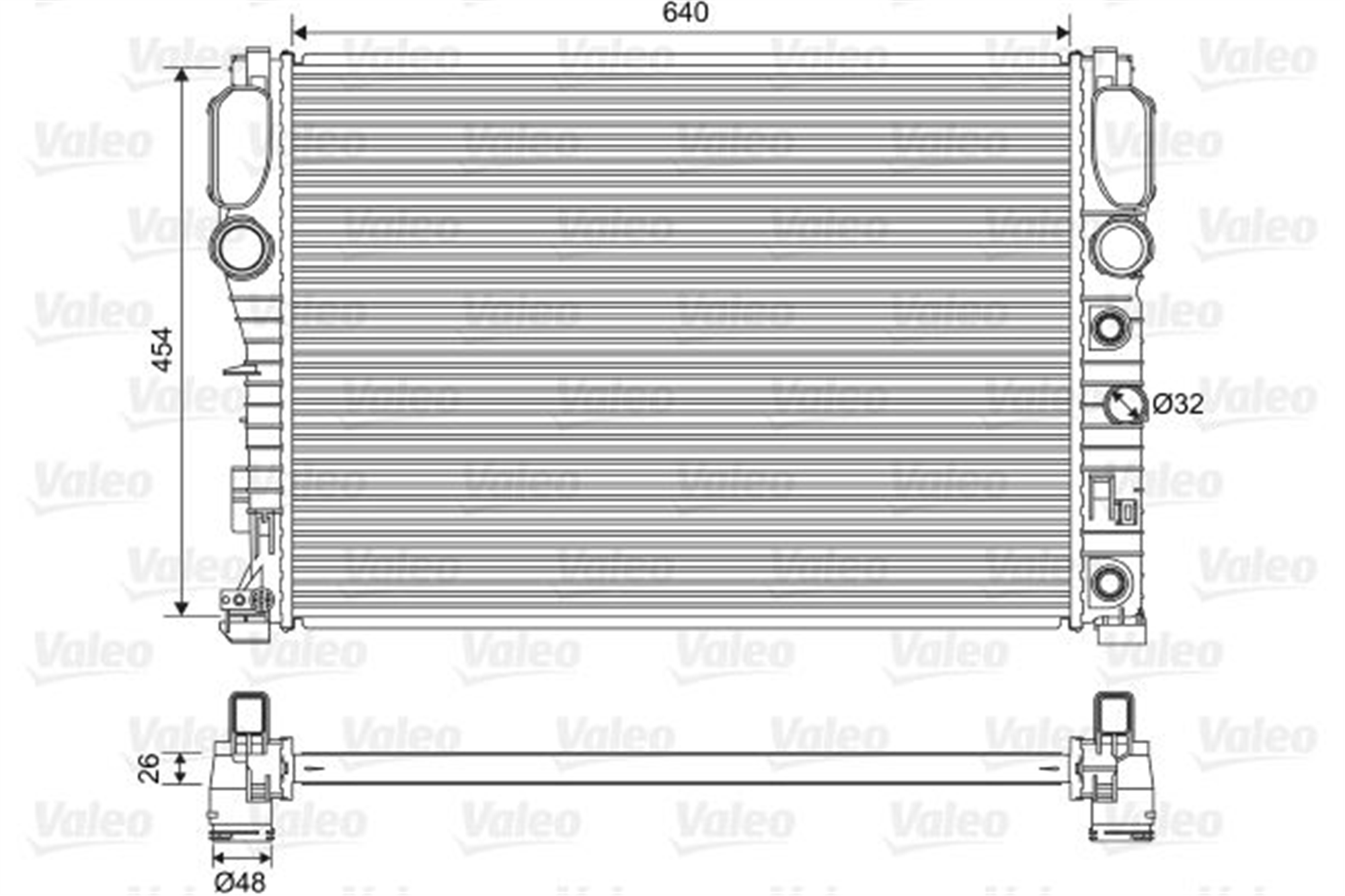 MOTOR SU RADYATORU MERCEDES M272 OM646 C219 W211 S211