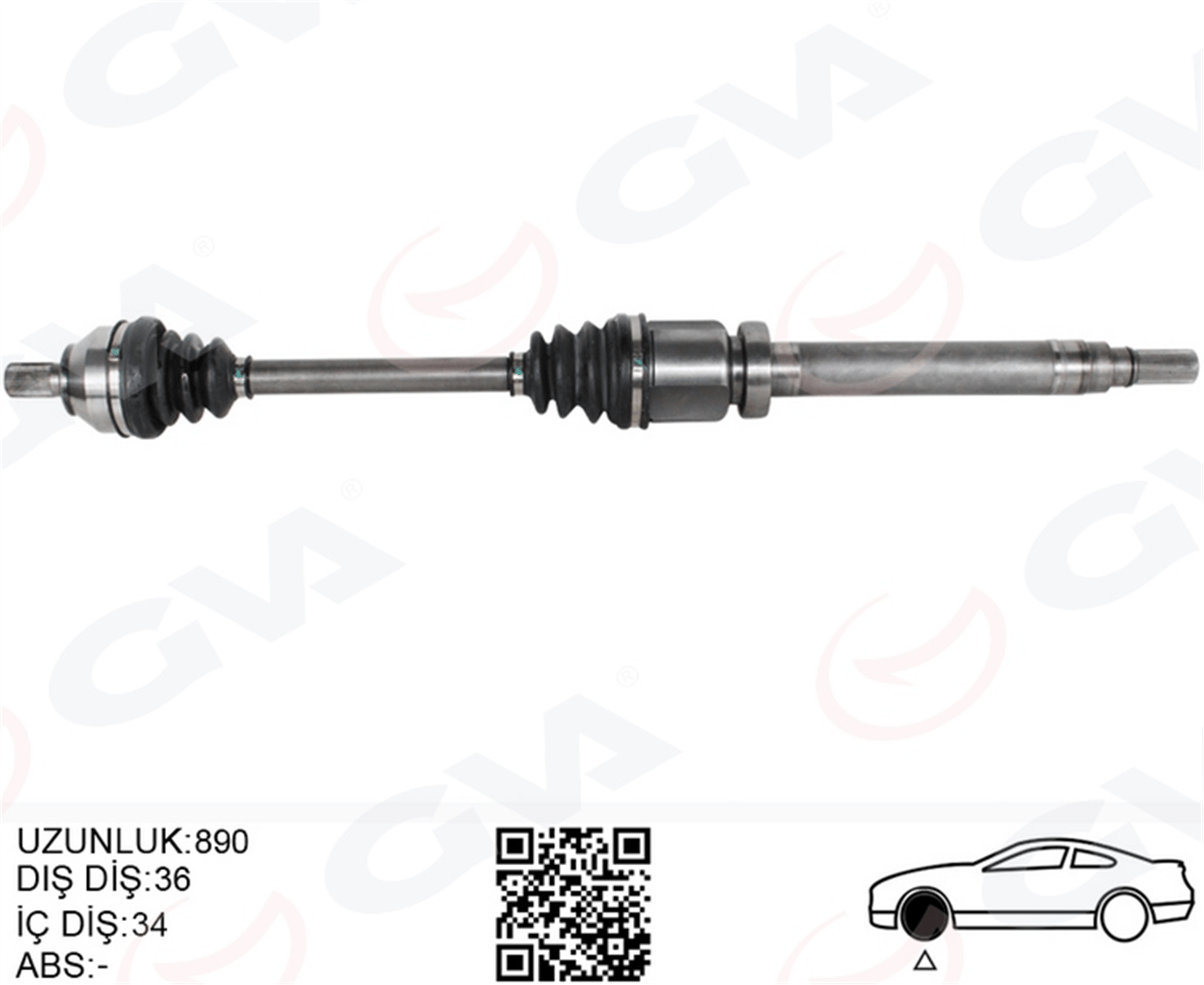 ÖN AKS KOMPLE SAĞ FOCUS II 04>09 1.6 TDCI CVT OTOM. DIZEL
